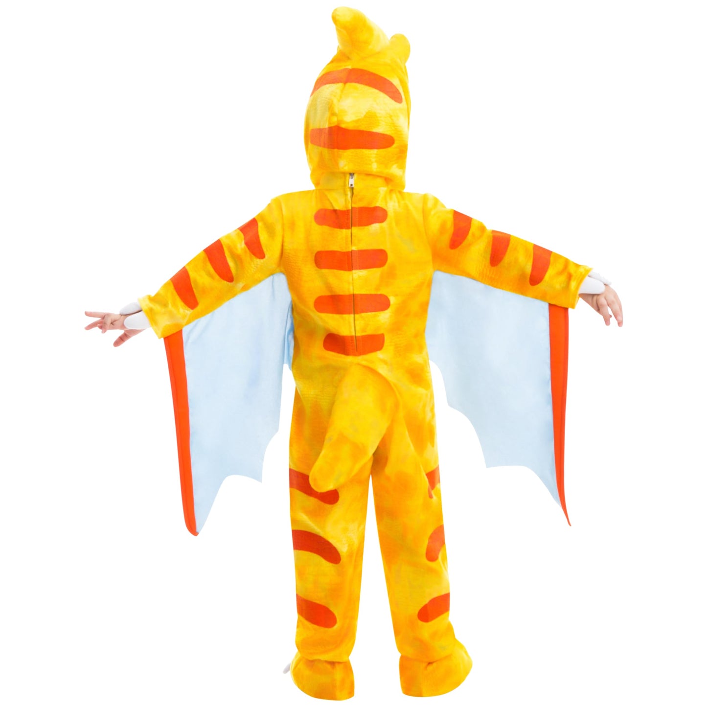 Spooktacular Creations Yellow Prehistoric Pterodactyl Dinosaur Costume Kid and Toddler Deluxe Set for Halloween Dress Up Party and Dinosaur Themed Party (3T)