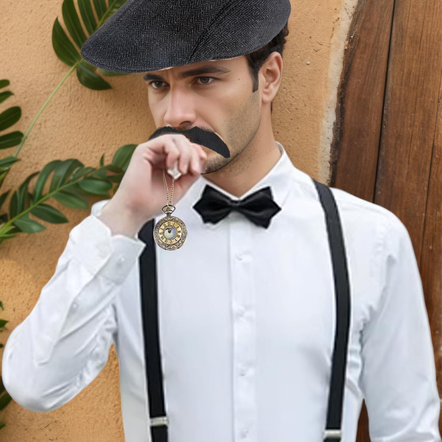1920s Gatsby Costume Kit - Men Halloween Carnival Fancy Dress