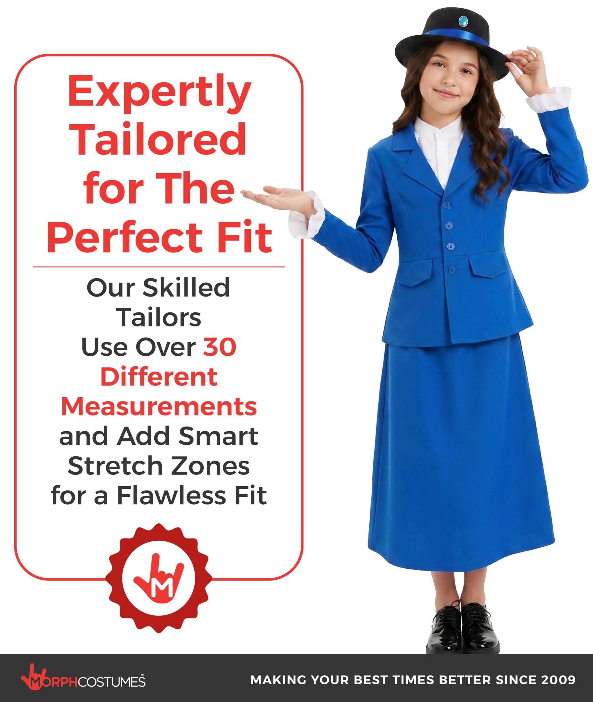 Victorian Nanny Costume for Girls - Victorian Costume Girl - World (image 4)