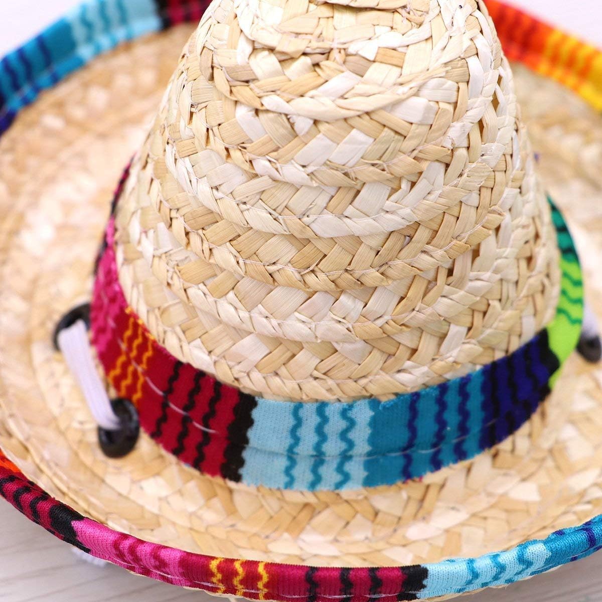 Funny Dog Sombrero Hat - Mexican Party Costume - Adjustable
