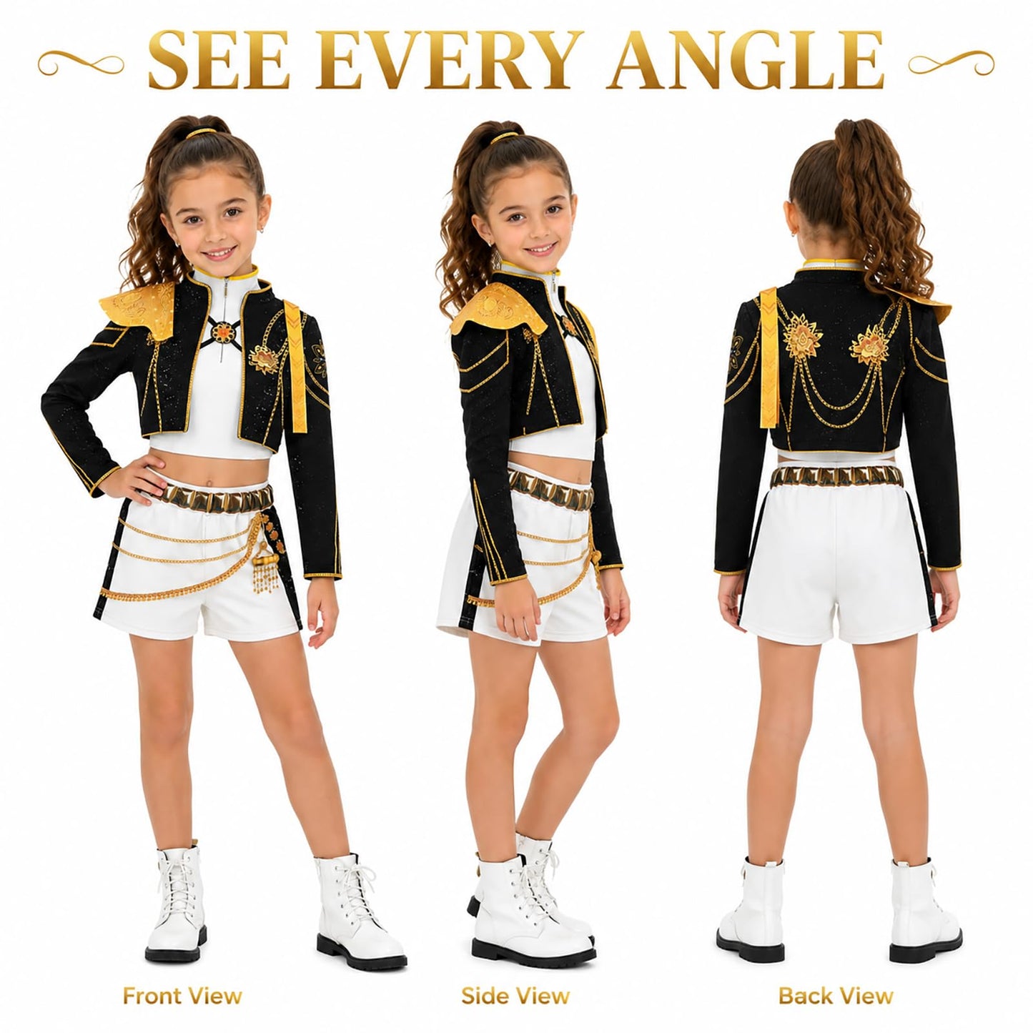 Girls Anime Costume - Kids Anime Cosplay Halloween Outfit for Fancy