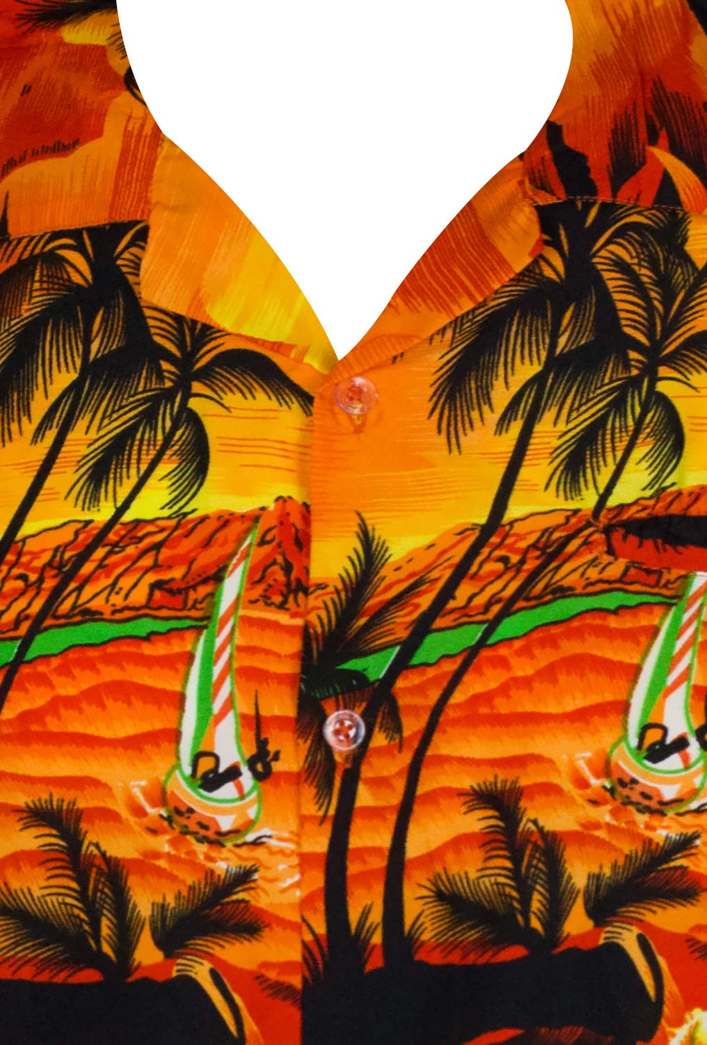 Men JK-Surf Ugly-Shirt Regular Button-Down Short-Sleeve