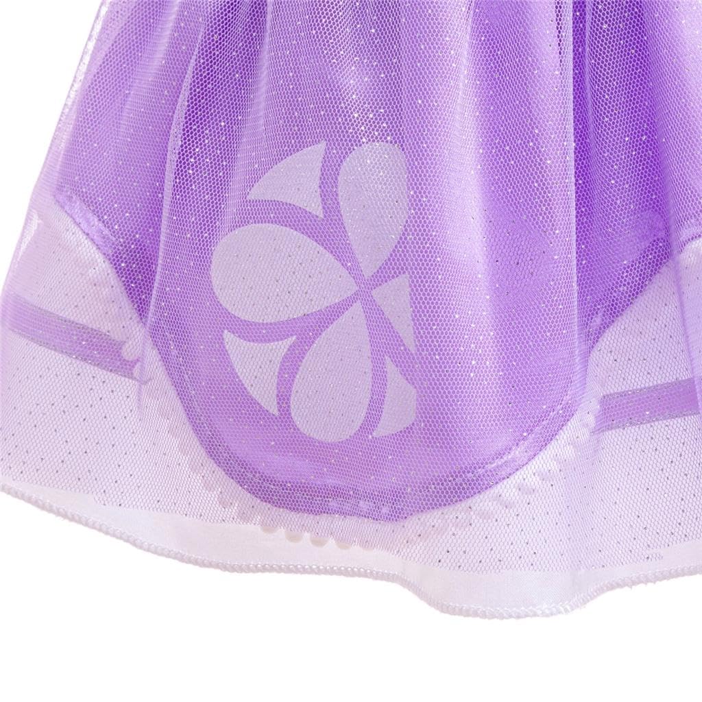Lito Angels Baby Girls Princess Royal Princess the First Fancy Dress Up Costume Infant Onesie Bodysuit Romper Birthday Outfit with Headband Age 12-18 Months