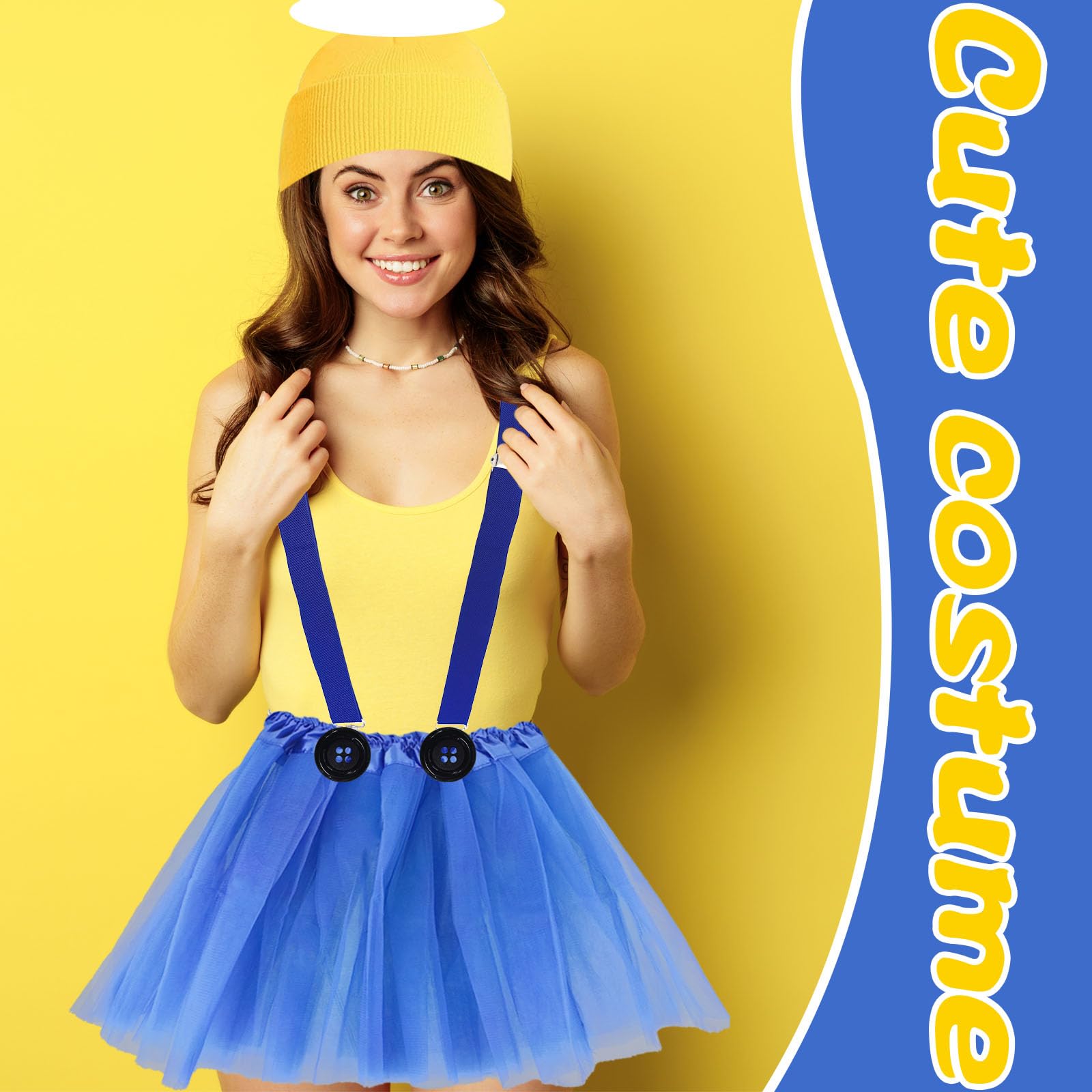 6-Piece Yellow Cosplay Costume Set for Women - Including Yellow (image 5)