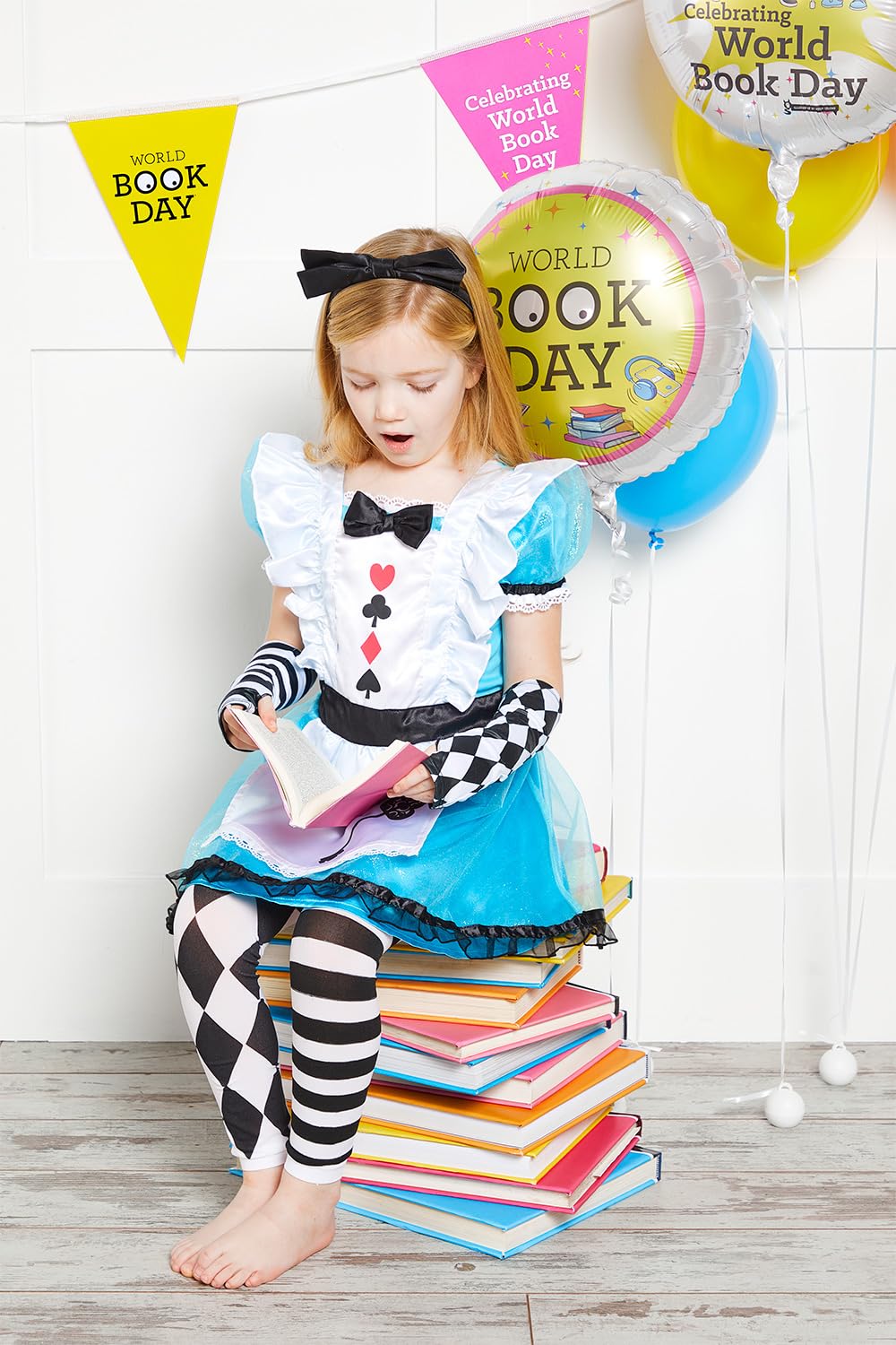 amscan 847241-55 Alice Costume, 8-10 Years, Multicoloured