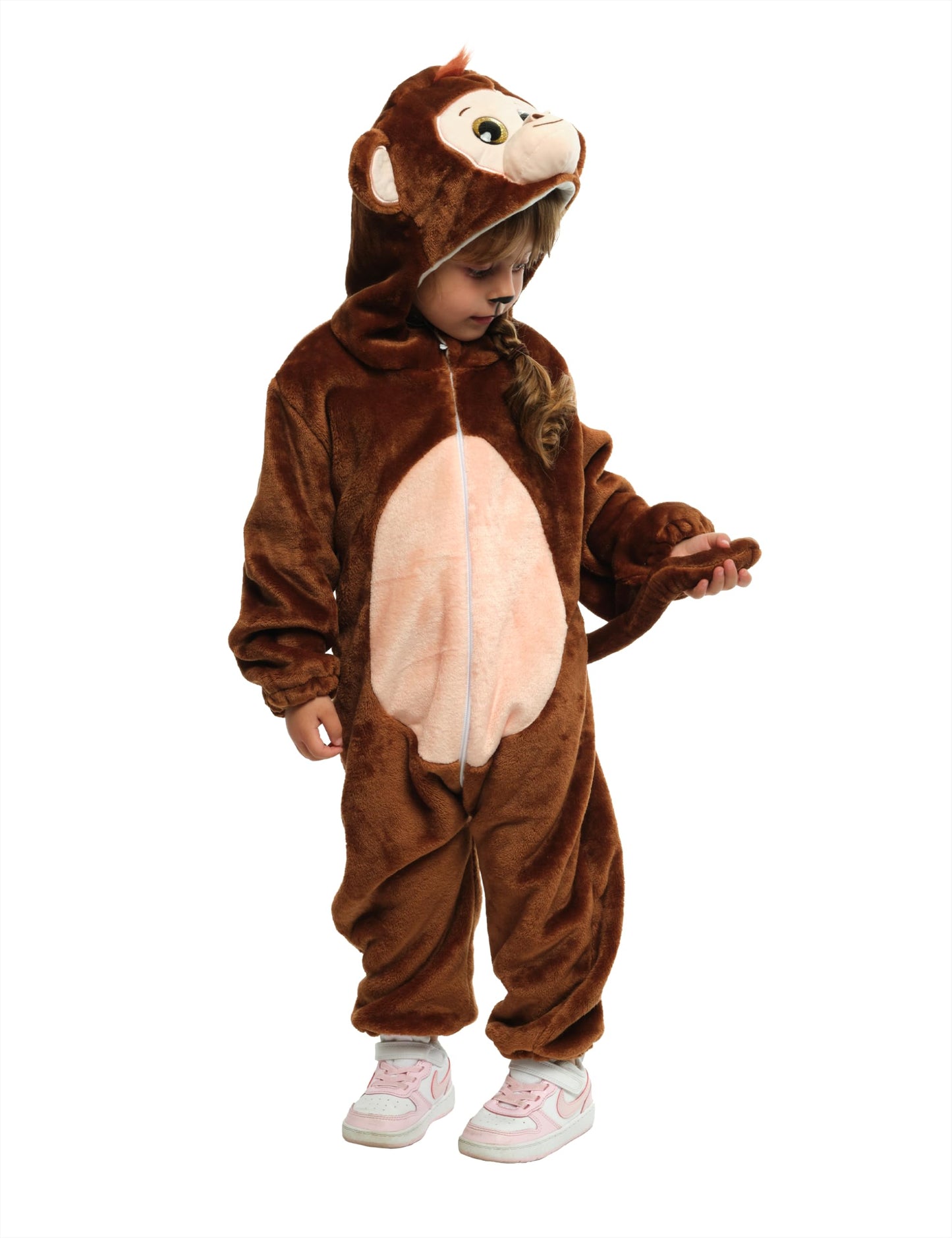 Rubies Boys Girls Jungle Costume with Hood and Tail for Carnival, Halloween, Parties and Birthdays