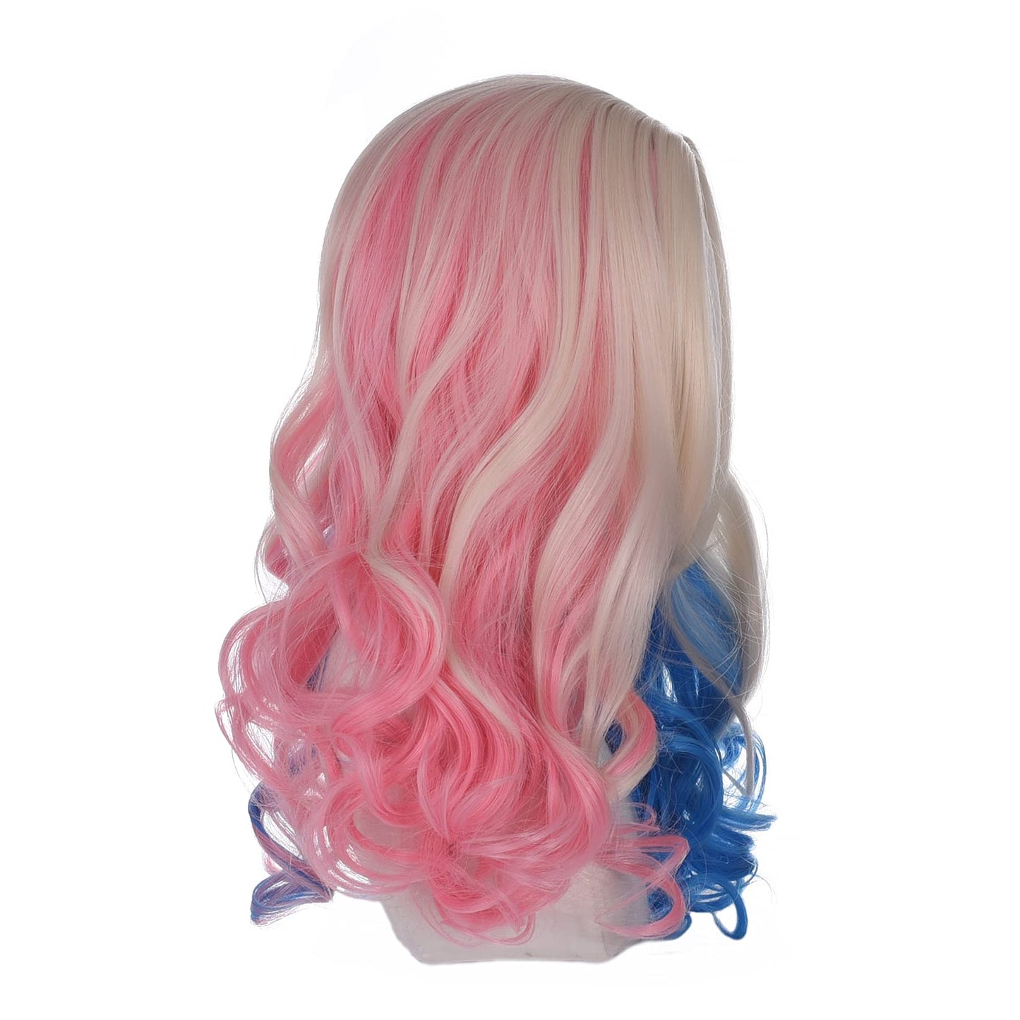 FVCENT 26 Inches Long Loose Curly Mixed Color Women's Cosplay Carnival Wig(Mixed silk)