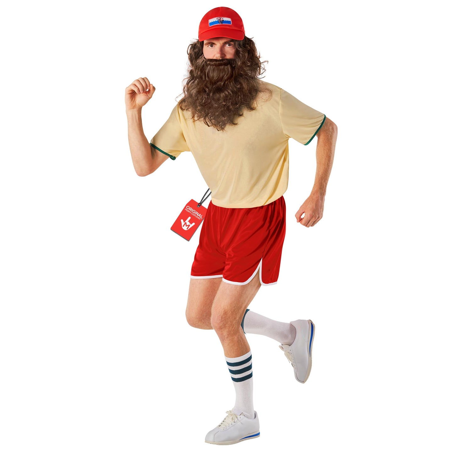 Running Costumes for Men with Wig Running Halloween Costumes