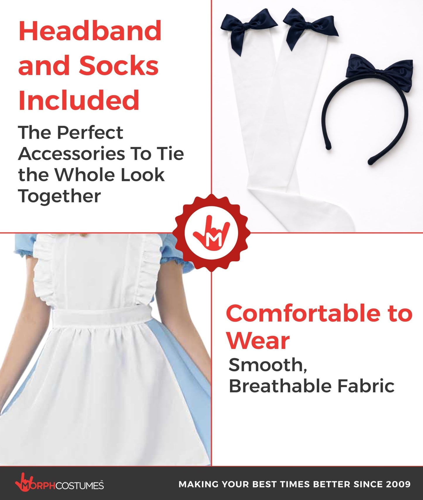 Fun Shack Alice Costume Adult Women Dress Inspired By Book Character For World Book Day Fancy Dress, Large