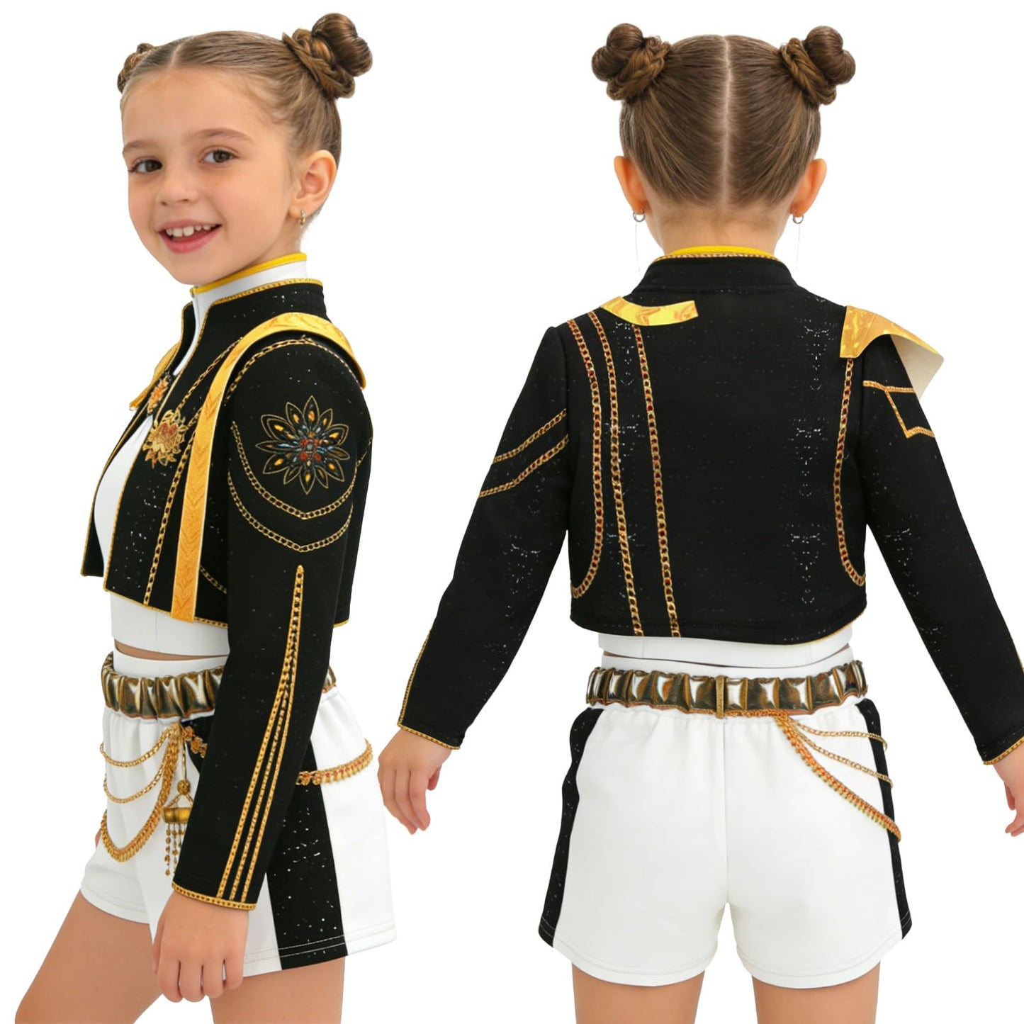 Girls Anime Costume - Kids Anime Cosplay Halloween Outfit for Fancy
