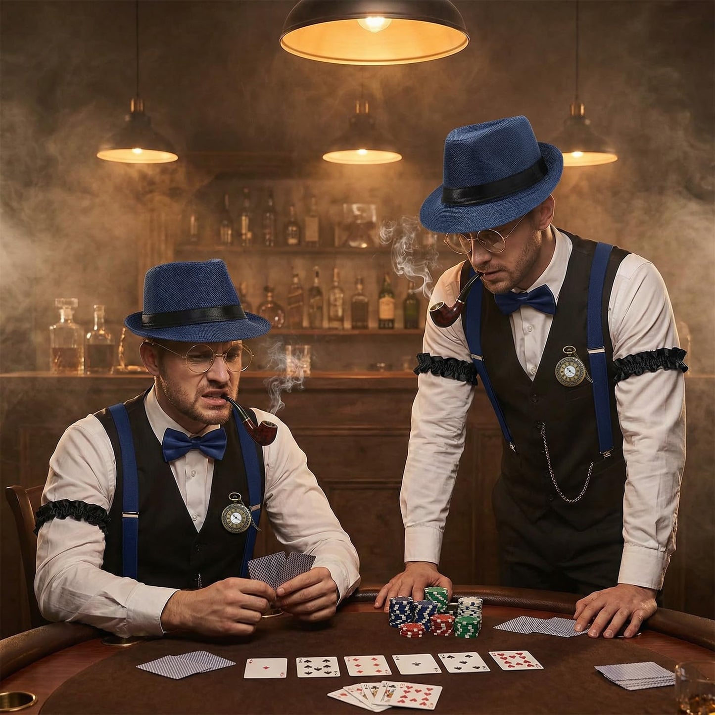 1920s Accessories for Men - Gentleman Fancy Dress Set with Hat
