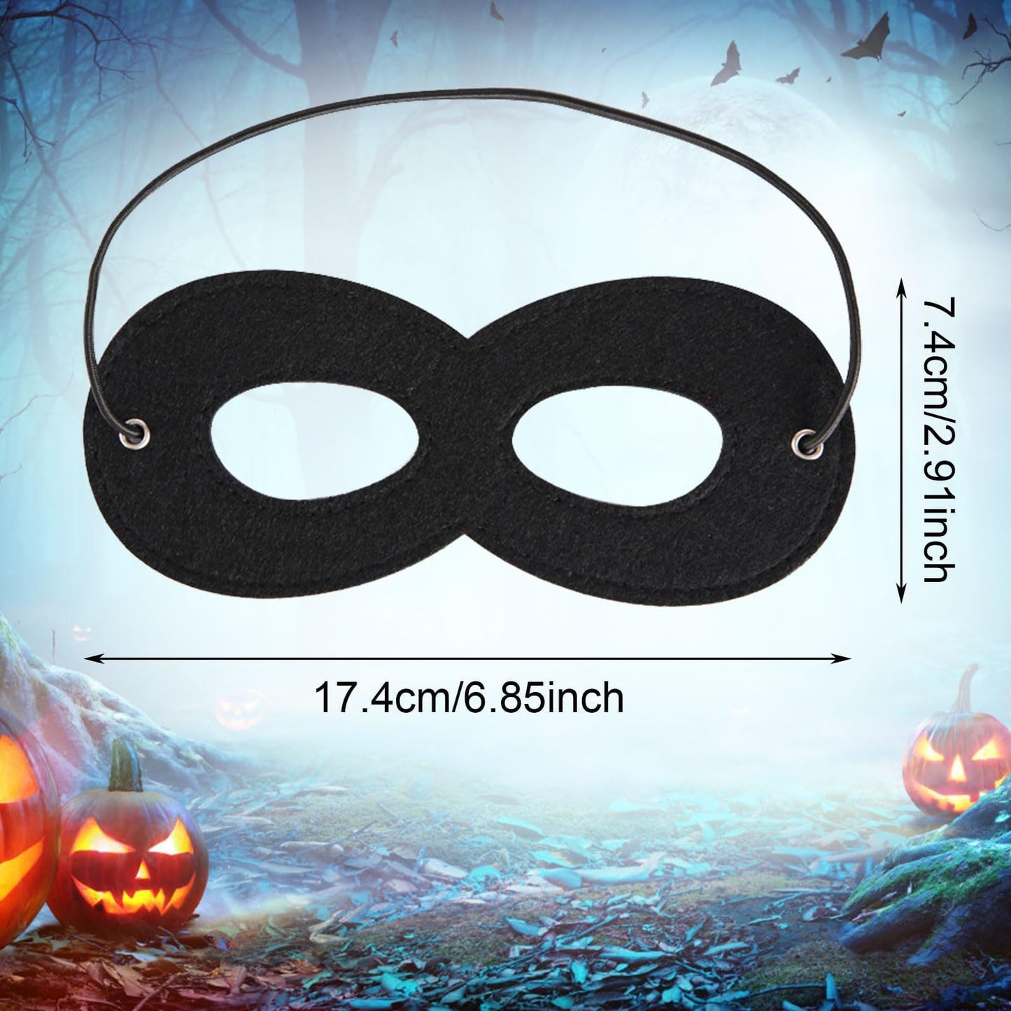 EUPSIIU 6 Pieces Masquerade Eye Mask, Masquerade Mask, Felt Eyemask, Costume Props for Mardi Gras Party Masks, Halloween Carnival Accessories, Fancy Dress Masquerade Accessories