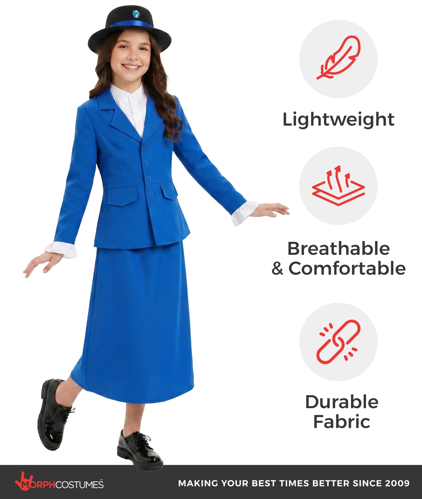 Victorian Nanny Costume for Girls - Victorian Costume Girl - World (image 7)