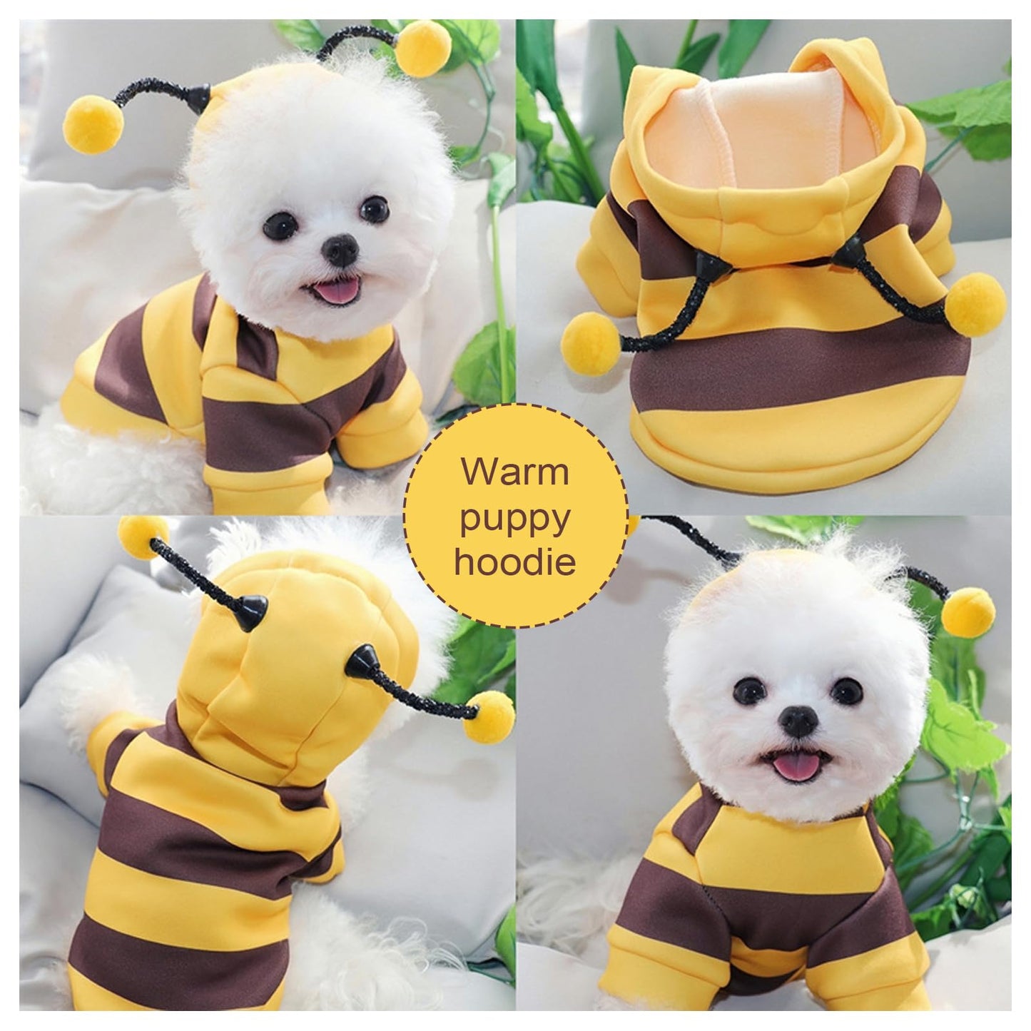 Distinctive Style Dog Bee Hoodies - Bee Cat Costume - Halloween Pet