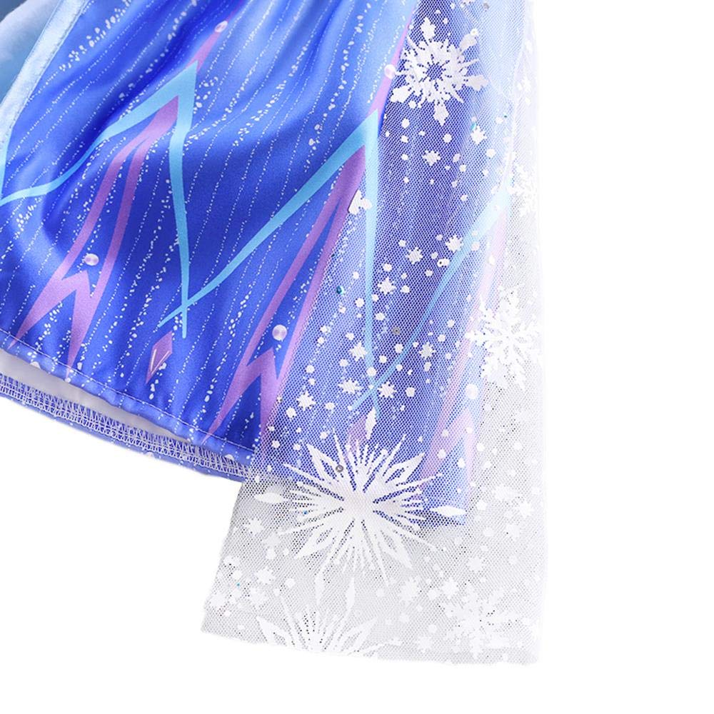 Lito Angels Girls Snow Queen Princess Costume, Blue, Age 2-3 Years