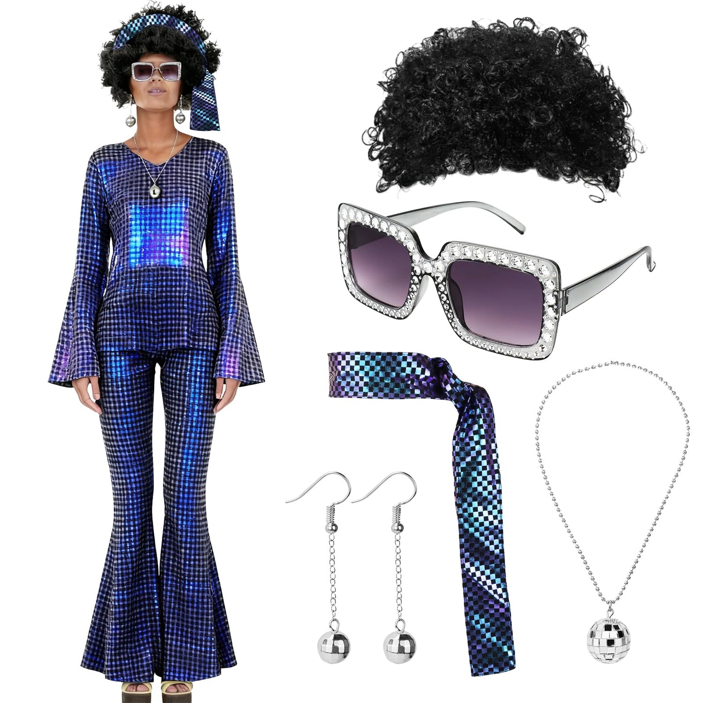 1970s Disco Costume for Women - 70s Fancy Dress Outfits