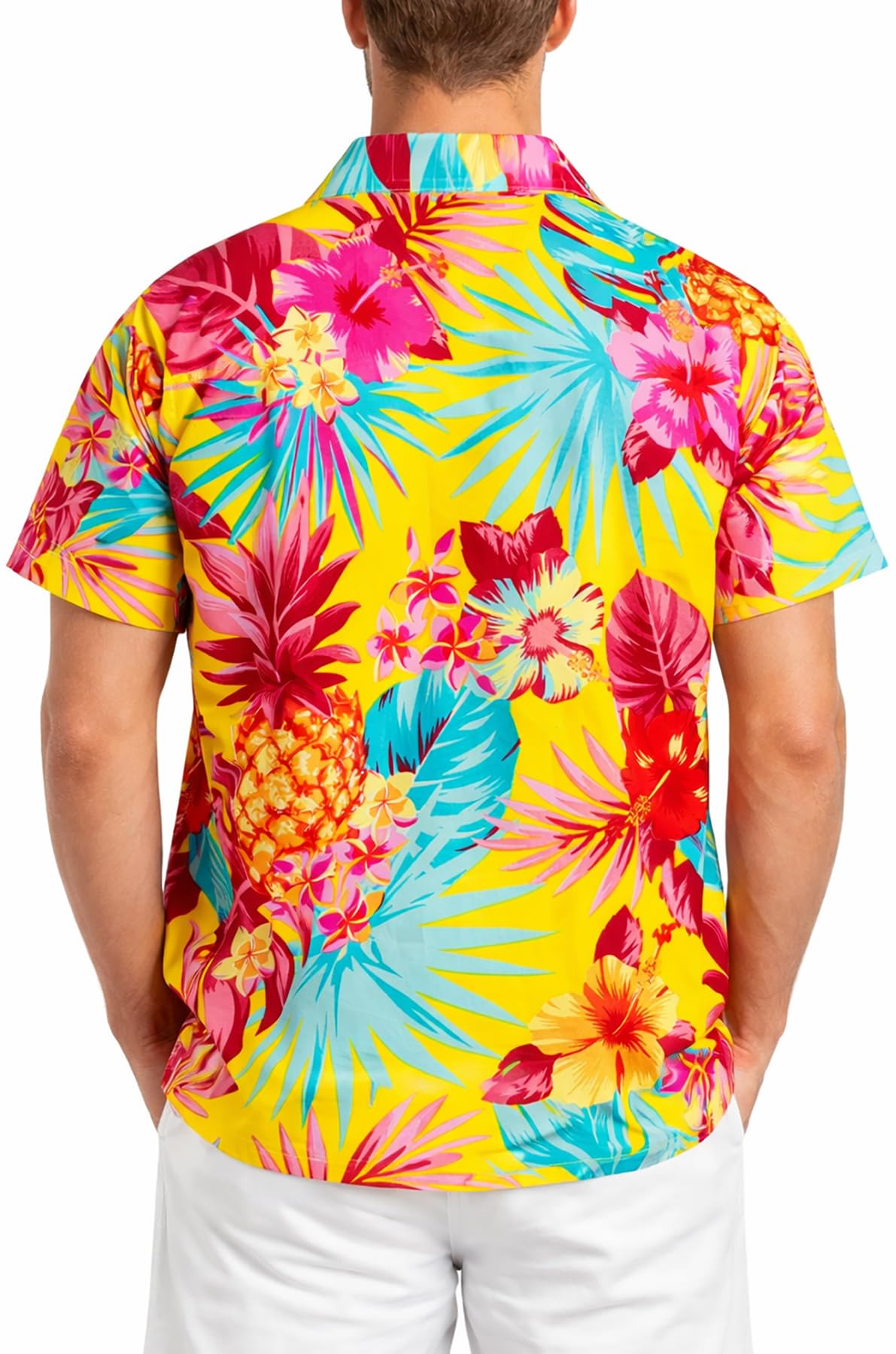 Hawaiian Shirts for Men - Hawaiian Shirt with Pineapple Print