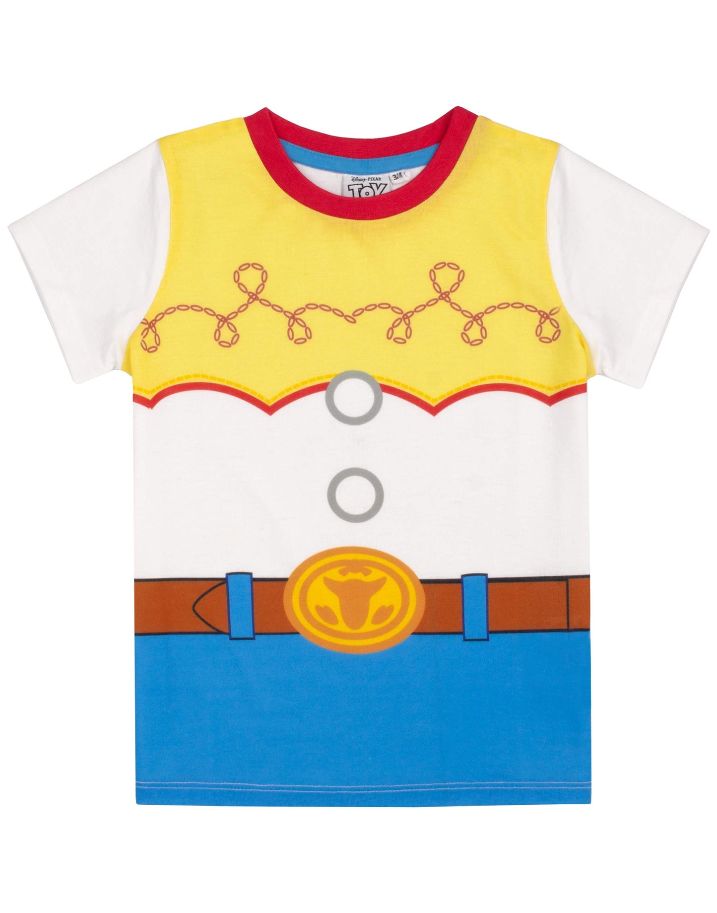 Disney Toy Story Pyjamas For Girls Long OR Short Bottoms | Kids Jessie Cowgirl Costume T Shirt & Legging PJs | Cosplay Fancy Dress Outfit Merchandise