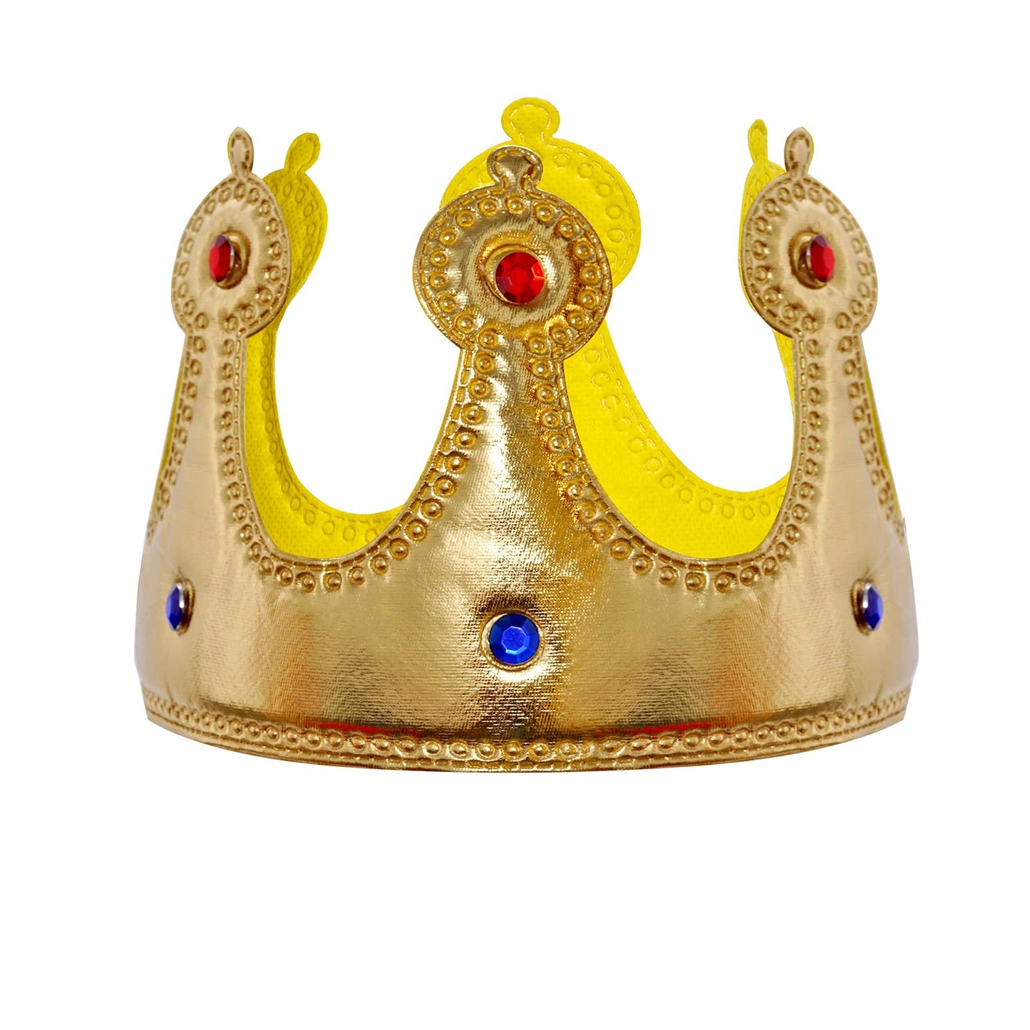 King's Robe Queen Coat Velvet Coat Costume + Crown King Queen