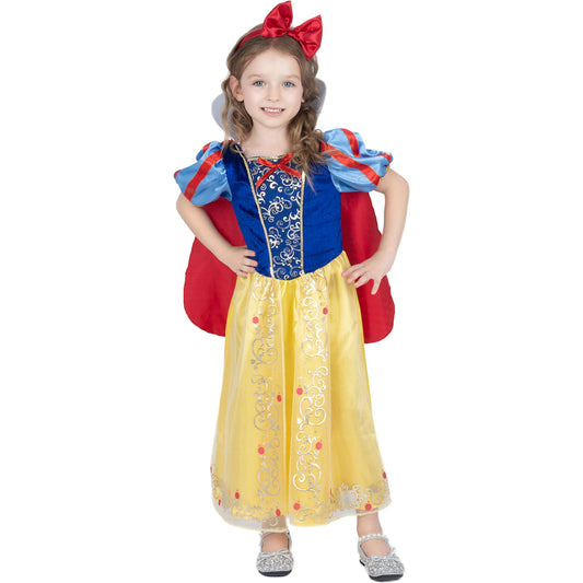 Snow White deluxe costume for girls, front view