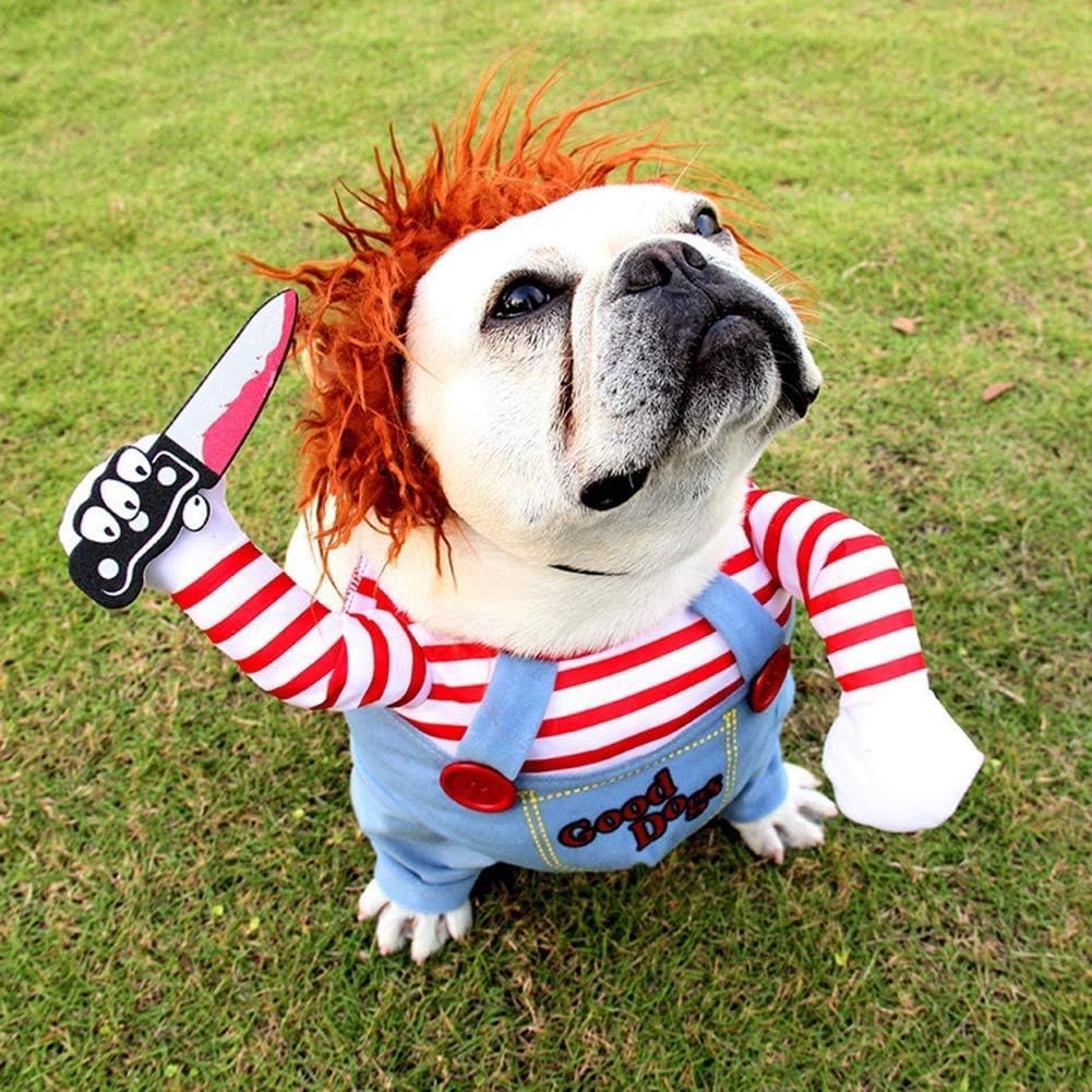 Deadly Doll Dog Clothes - Pets Costume Halloween Cosplay for Dogs