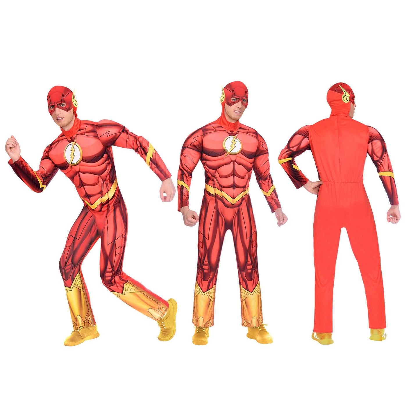 Adult Mens Official Warner Bros DC Comics Licensed the Flash Fancy