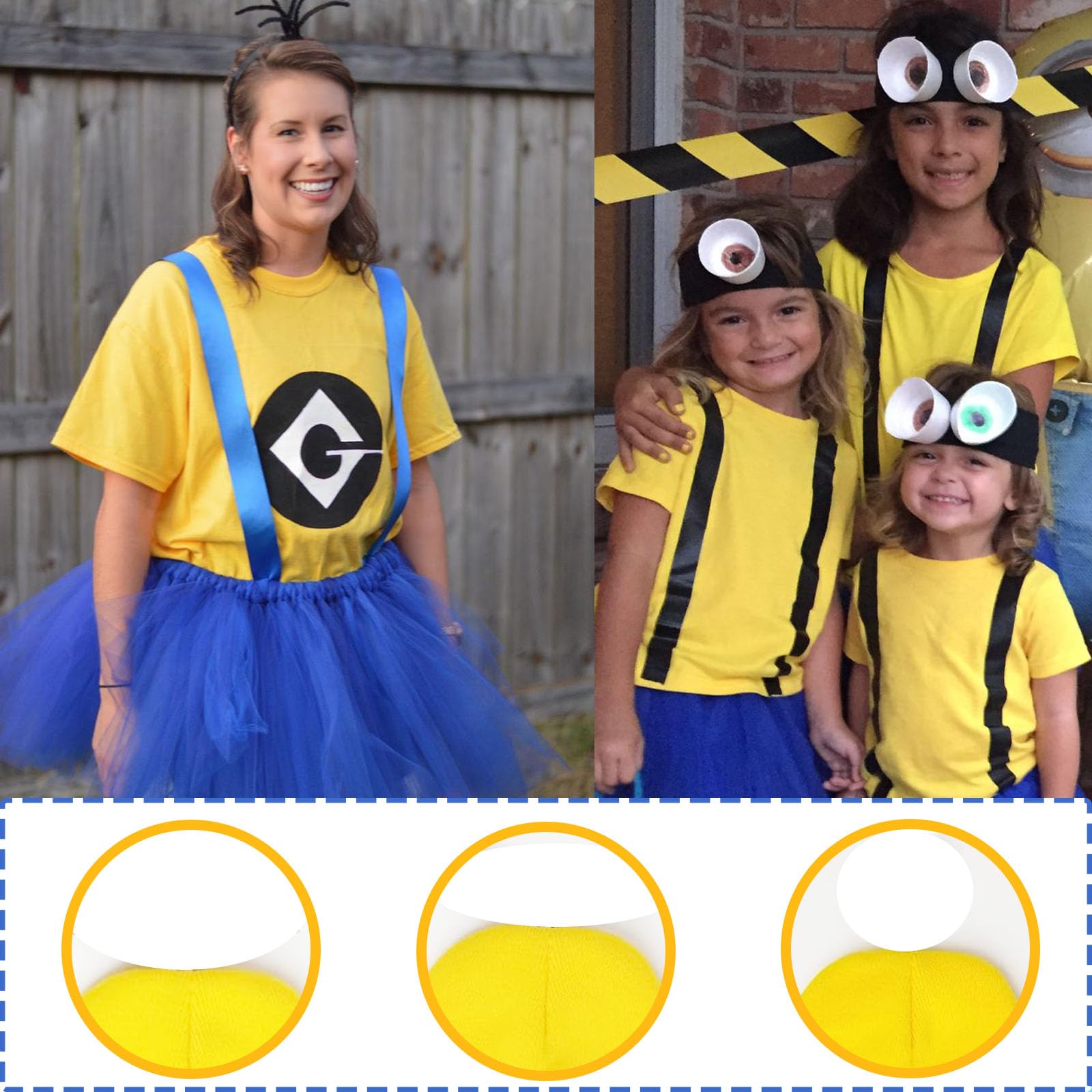 6-Piece Yellow Cosplay Costume Set for Women - Including Yellow (image 7)