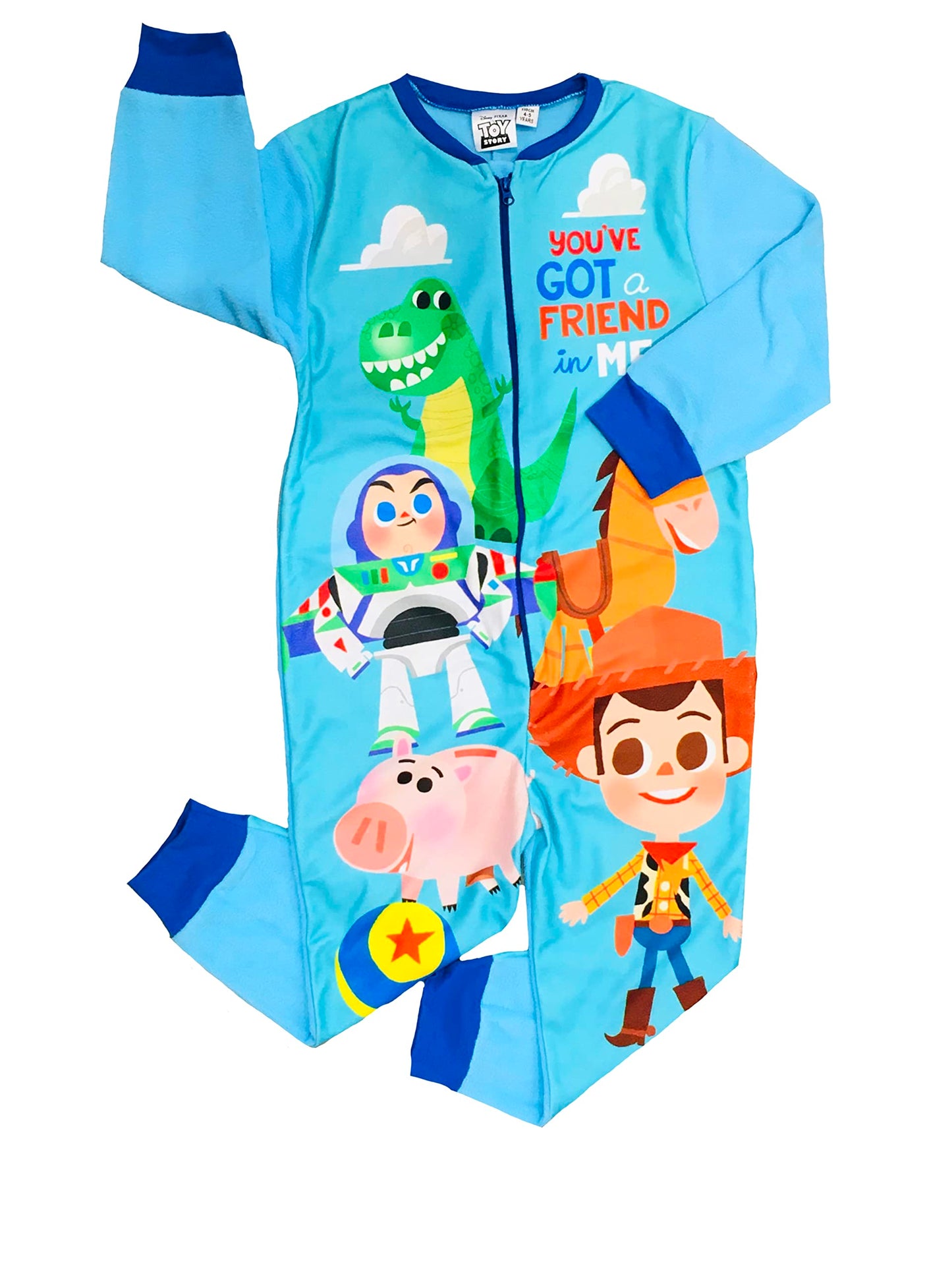 Disney Boys or Girls Toy Story Onesie, Sleepsuit, All in One Pyjamas, Multicoloured Age 18-24 Months