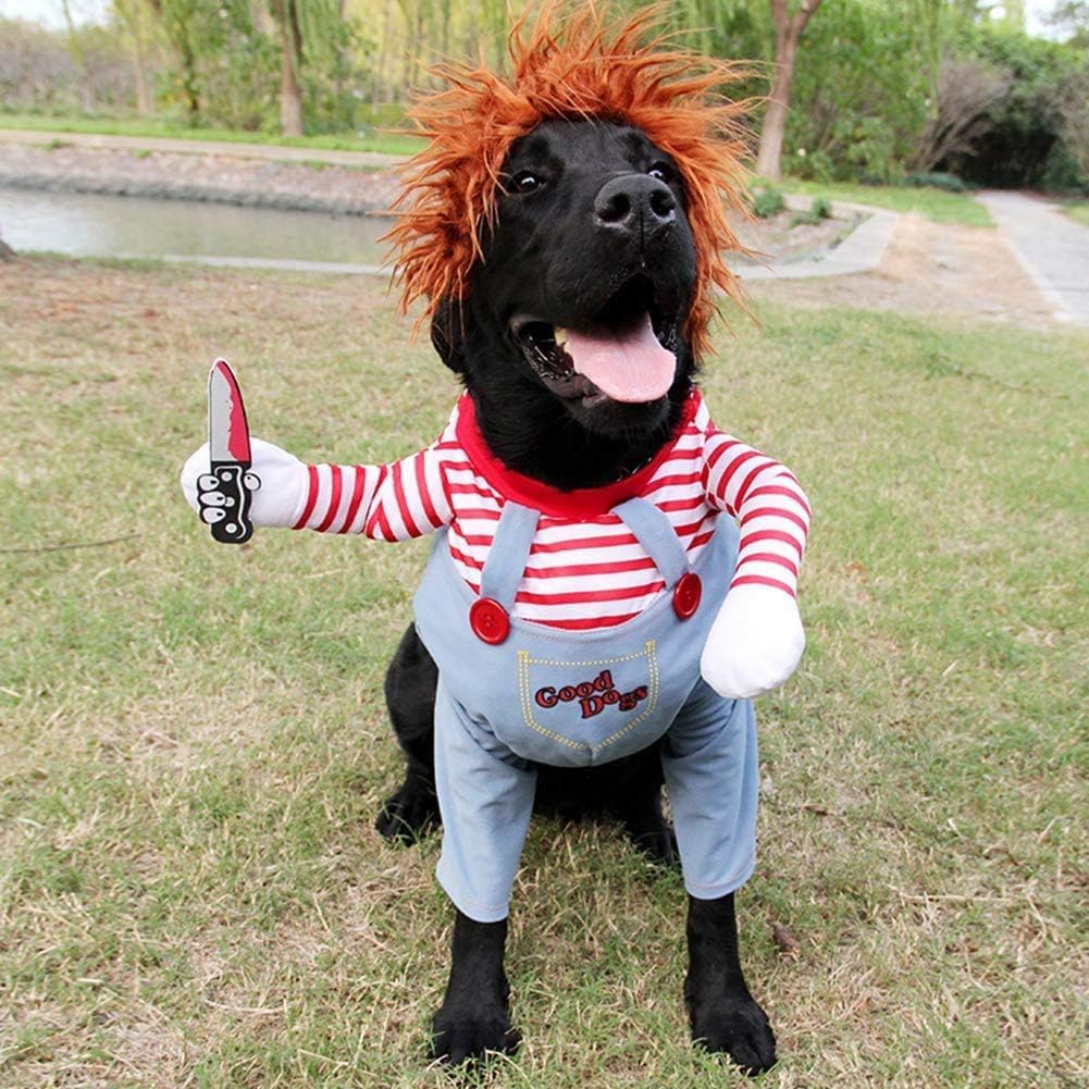 Deadly Doll Dog Clothes - Pets Costume Halloween Cosplay for Dogs