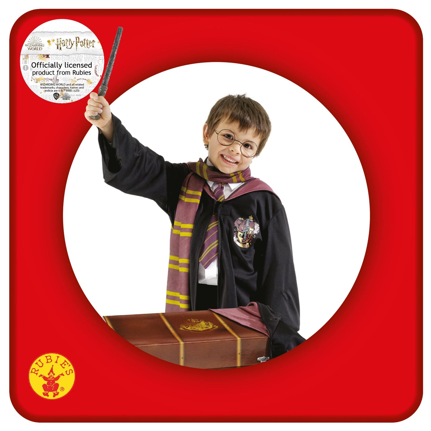 Rubies Official Harry Potter Trunk And Costume Set, Kids Fancy Dress Halloween