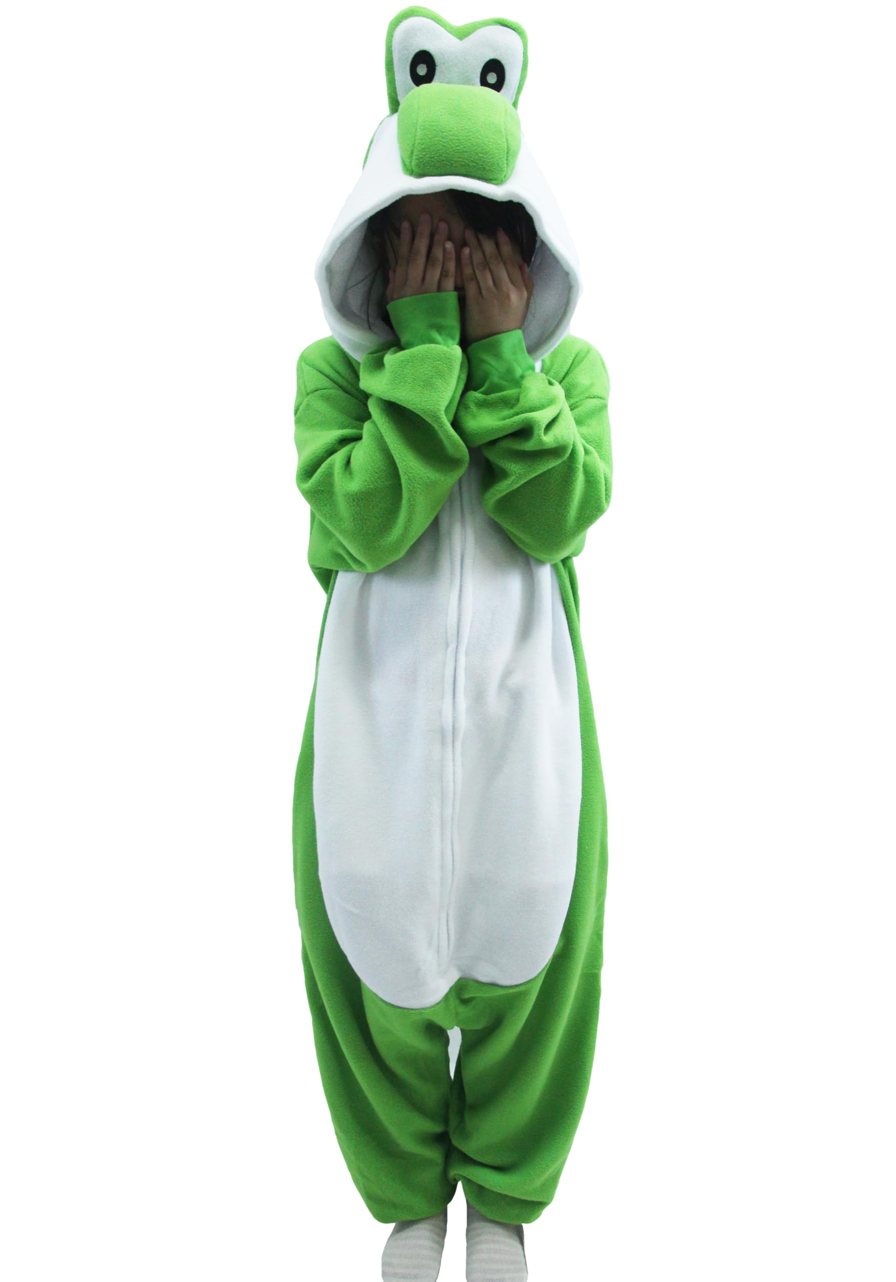 Green Dinosaur Unisex Onesies Kigurumi Pajamas Easter Halloween (image 6)