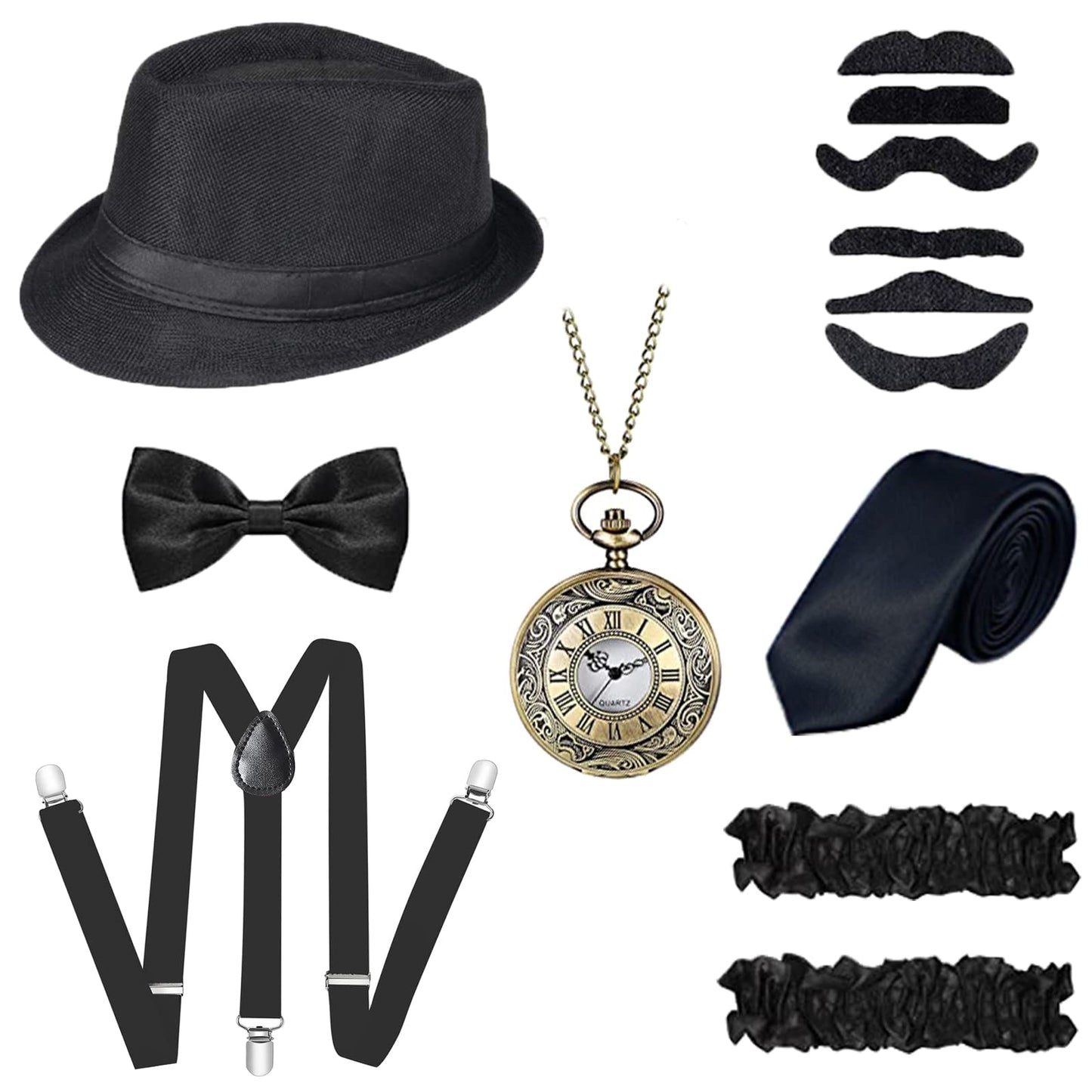 Gatsby Accessories Men 1920s Accessories for Women Reverse Role