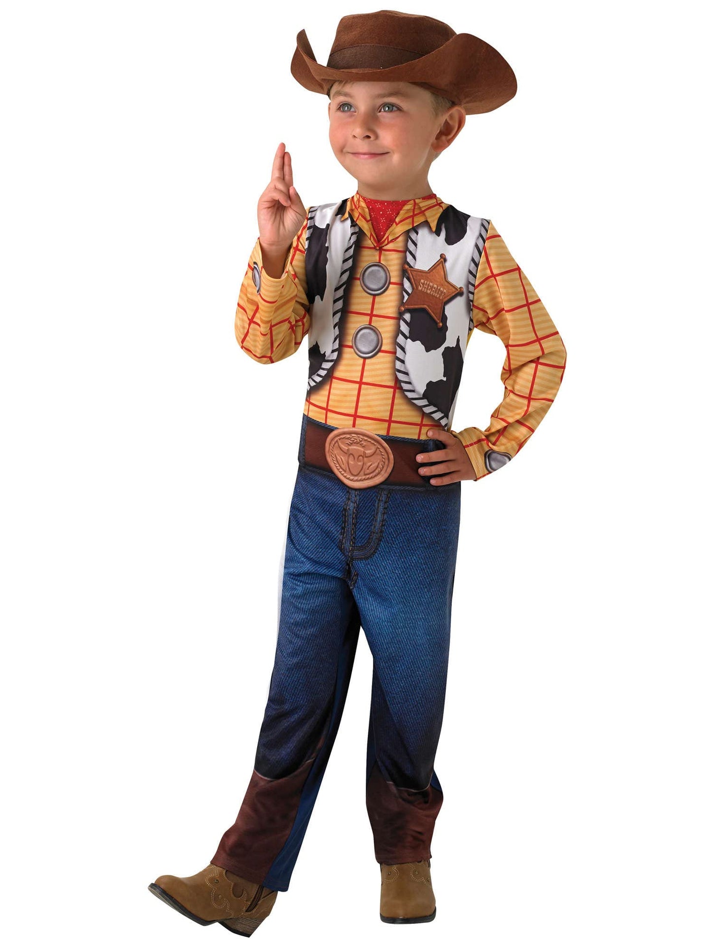 Rubie's Official Disney Toy Story Classic Woody Costume, Child Size Toddler Age 2-3 Years