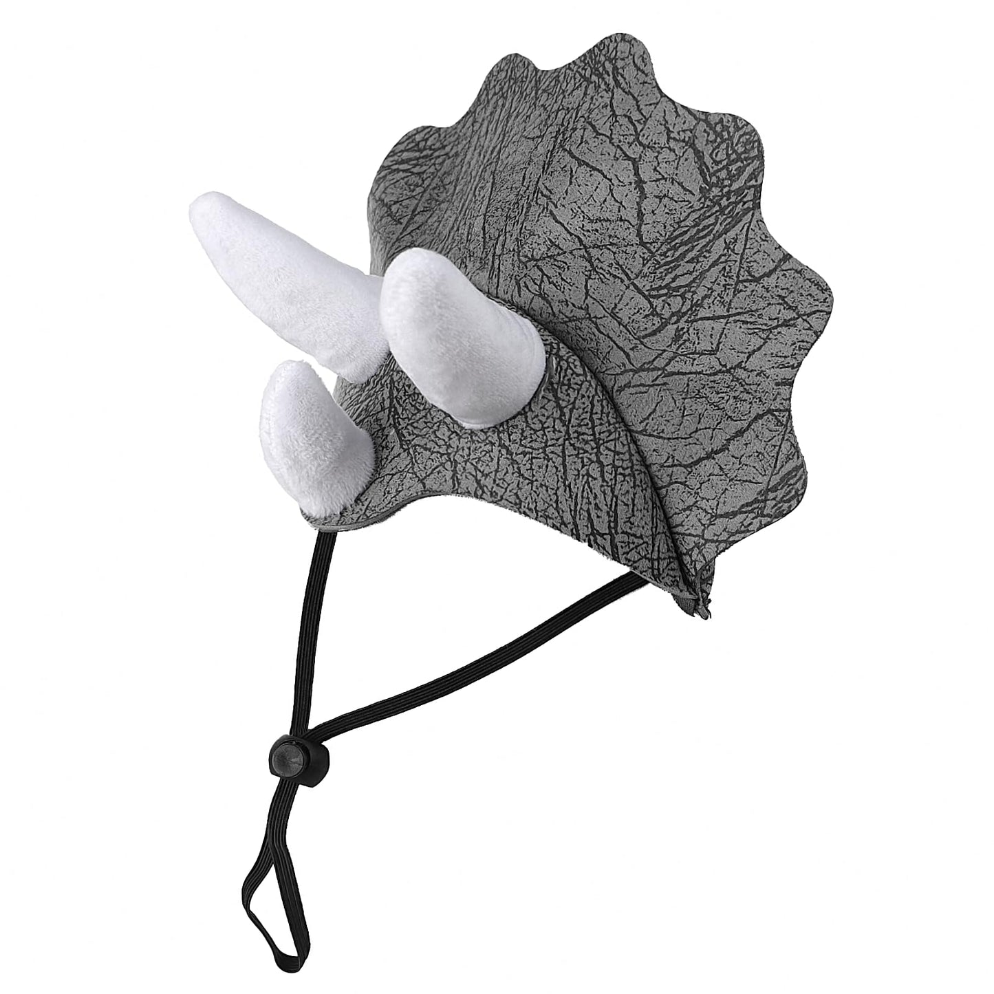 Triceratops Dinosaur Costume Hat for Pets Funny Halloween Cosplay