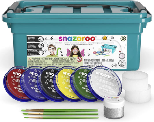 Face Paint Mini Starter Kit for Kids and Adults - 6 Colours - 1
