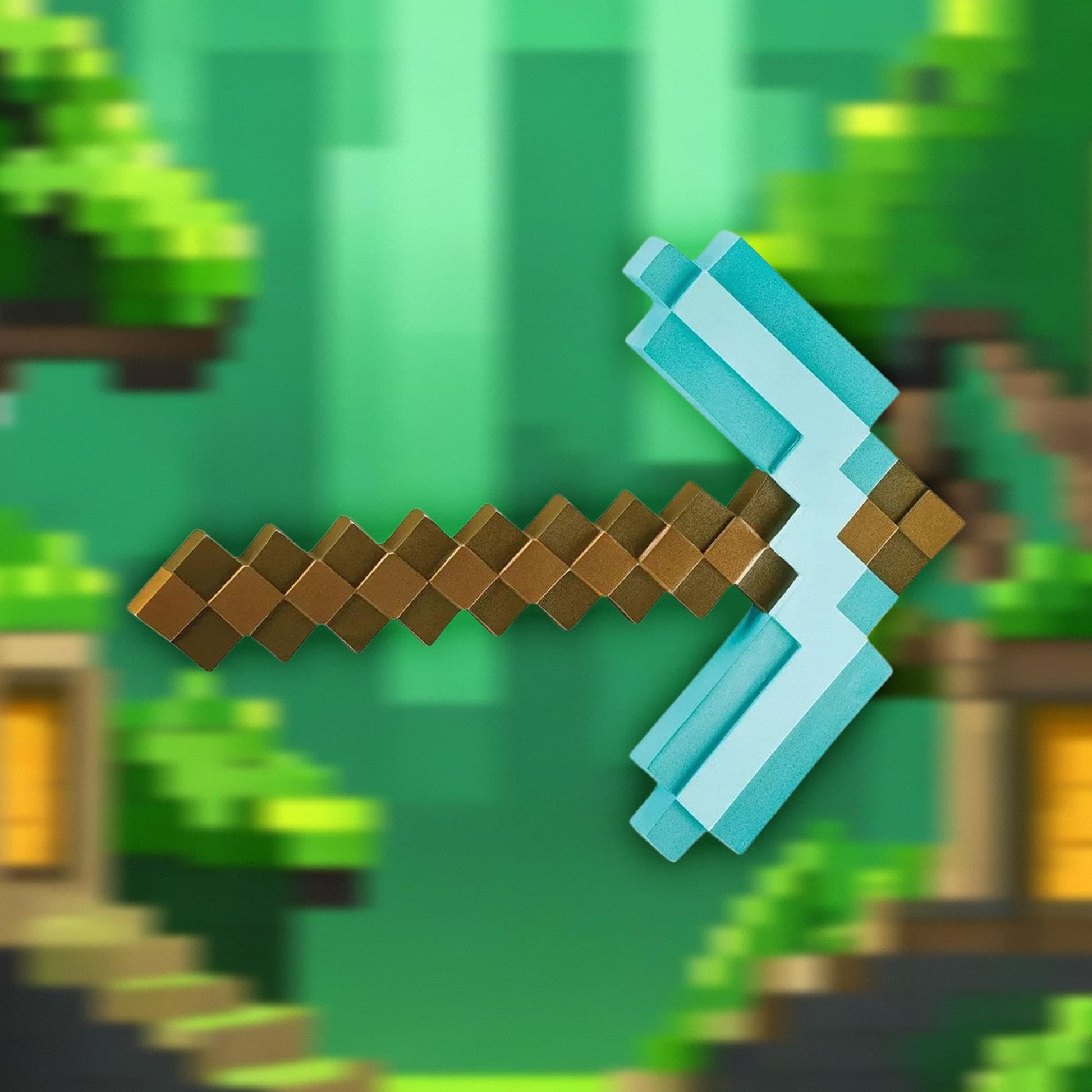 Minecraft Diamond Pickaxe Accessory - XL - Turquoise (image 5)