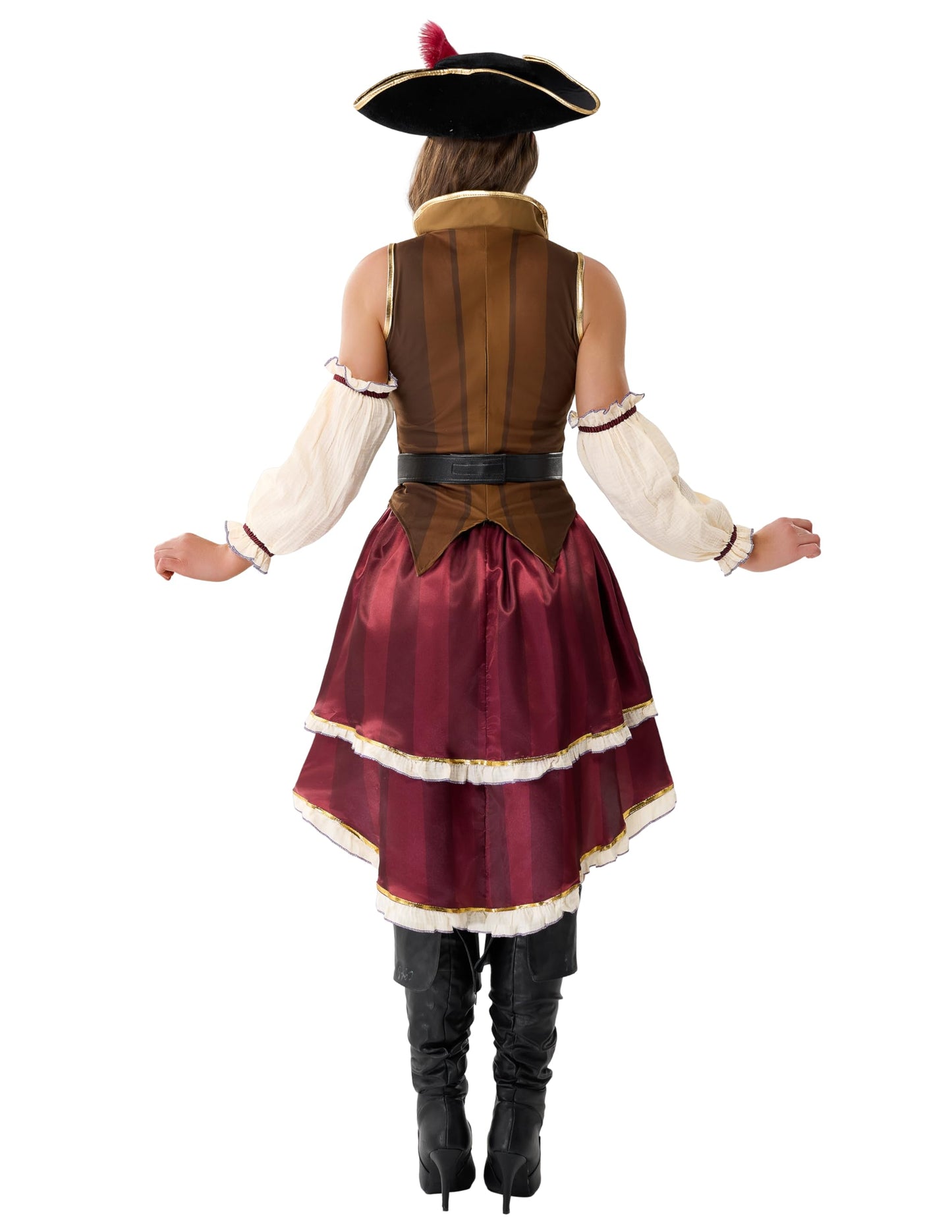 Costumes for Women - Pirate Costume Adult Women with Hat - Dress