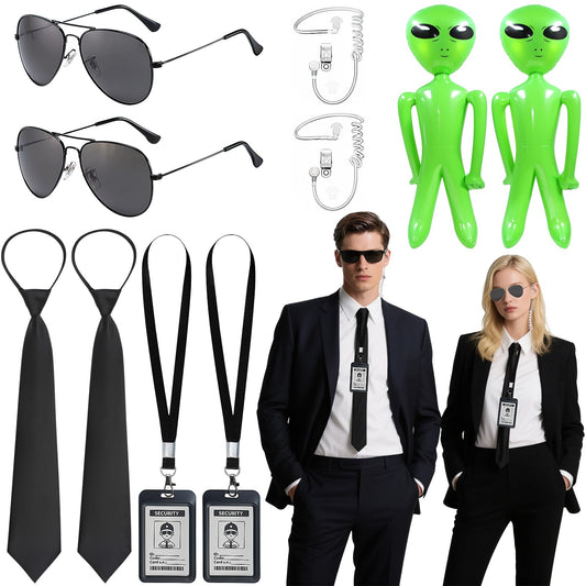 Agent costume accessories set secret agent dress up kit