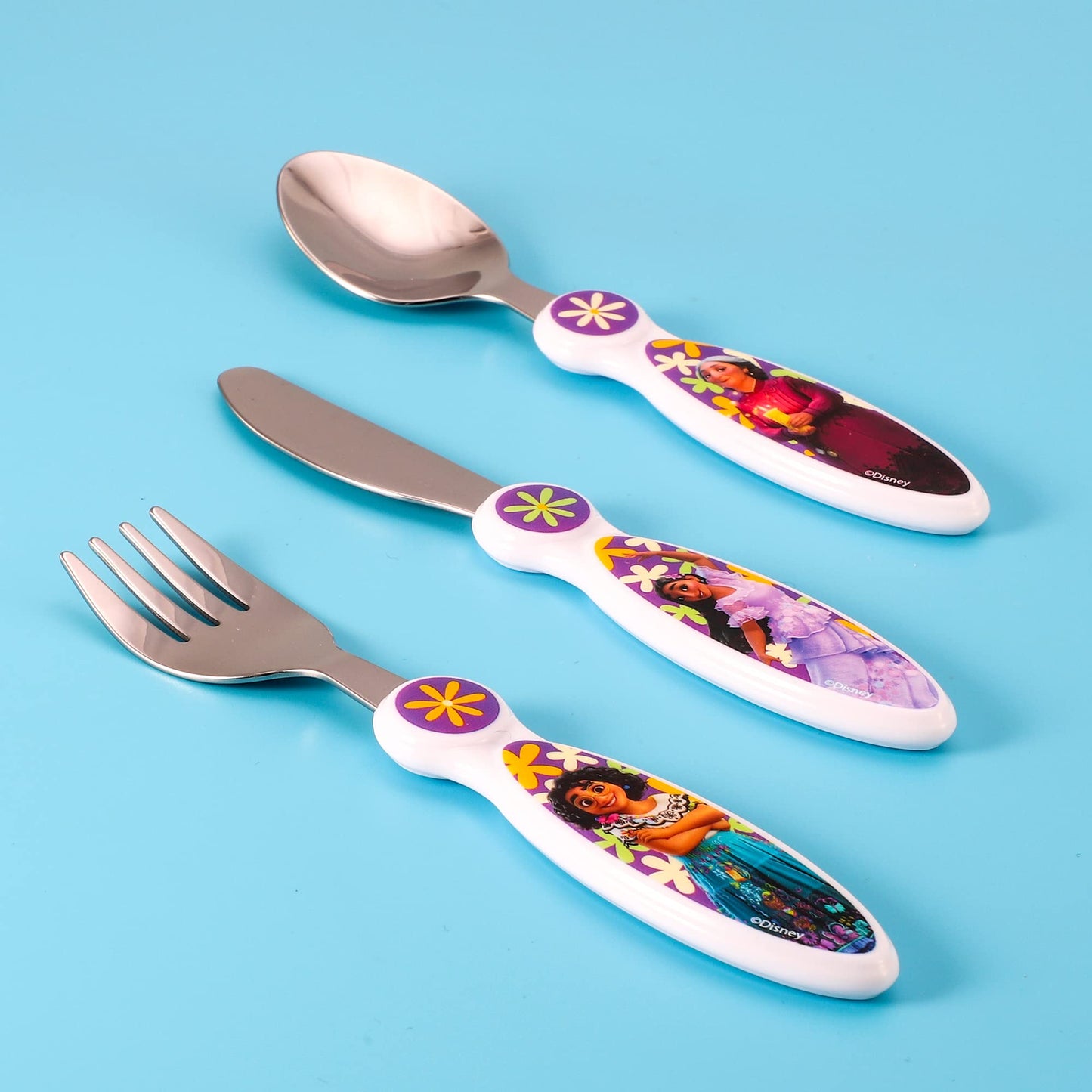 Disney Encanto Children's Kids 3pcs Cutlery Set - Knife/Fork/Spoon