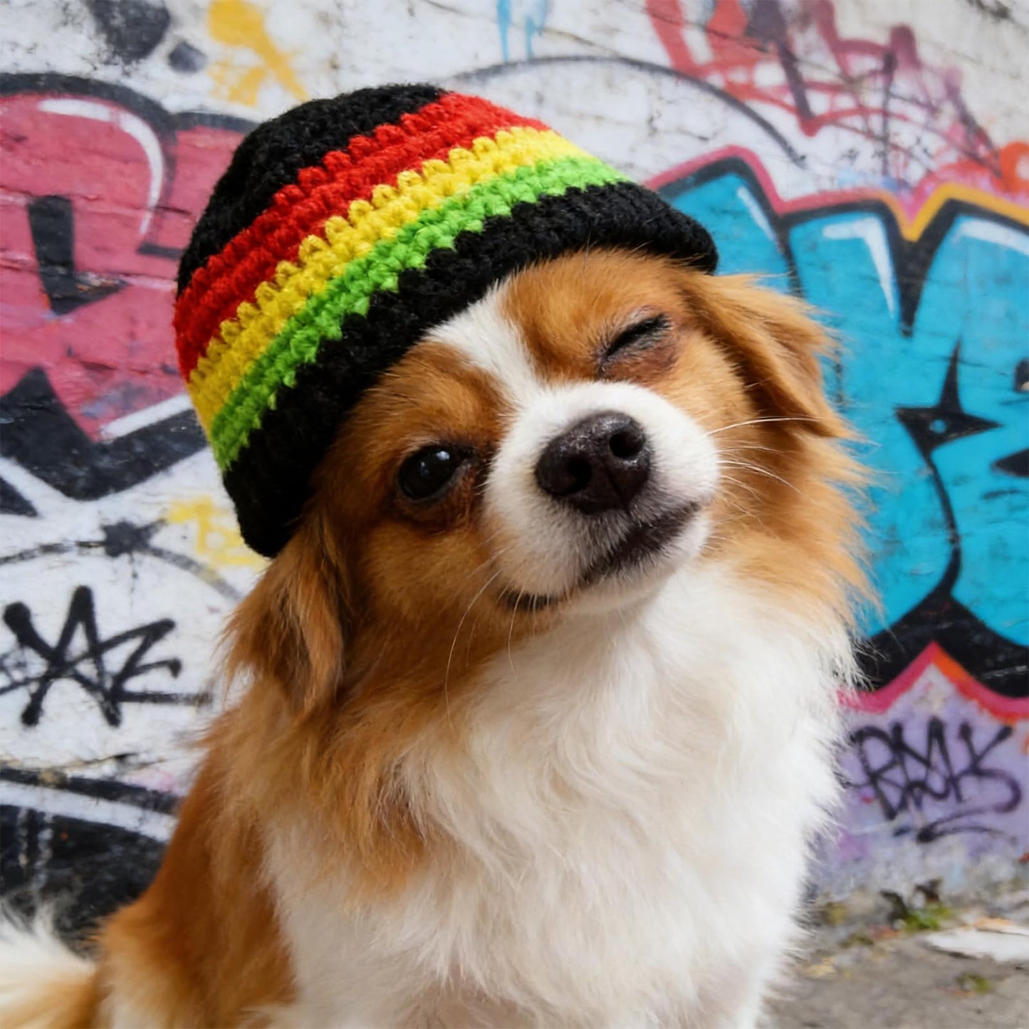 Dog Hat with Soft Warm Material - Funny Dreadlock Style for Dog Cat