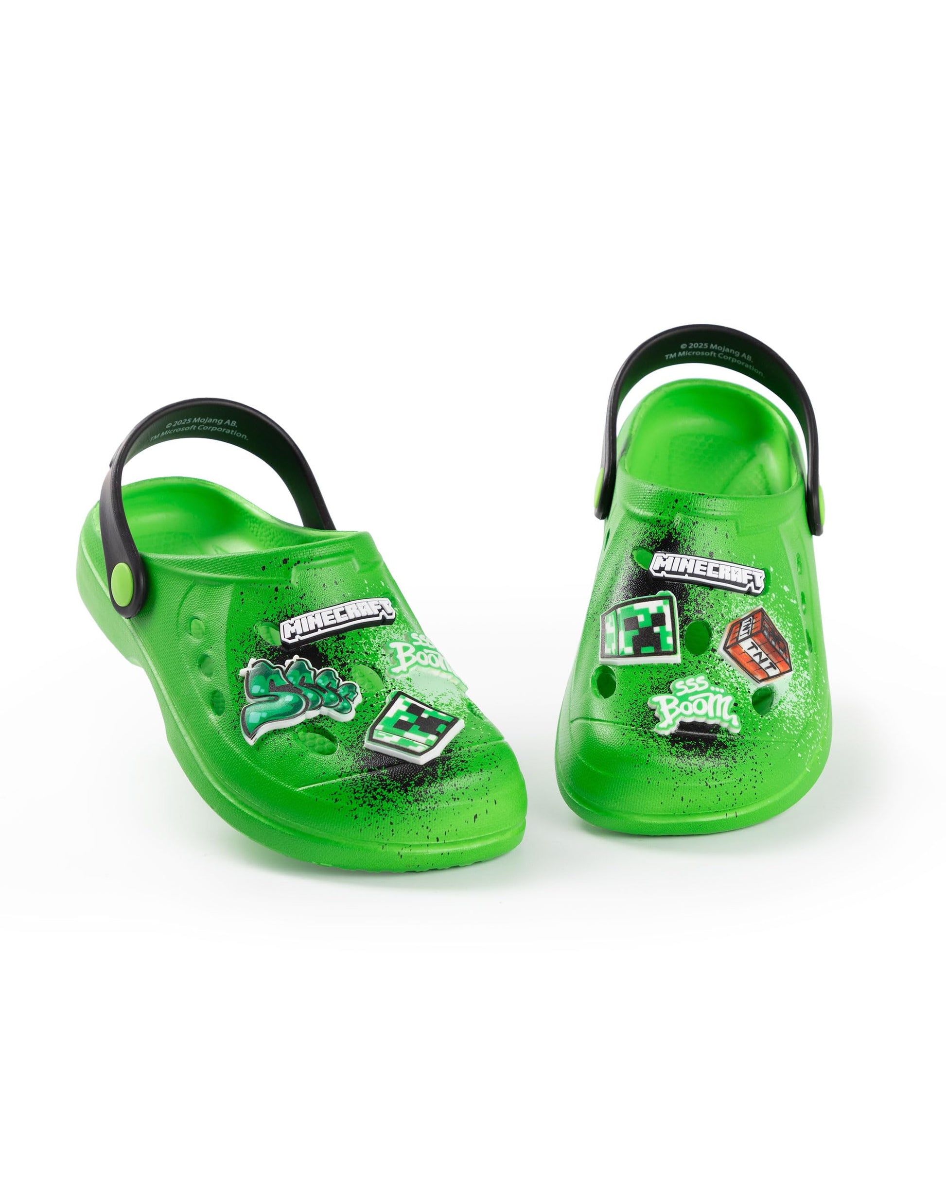 Creeper Green Clogs - Boys Beachwear Footwear - Tnt Boom Cartoon
