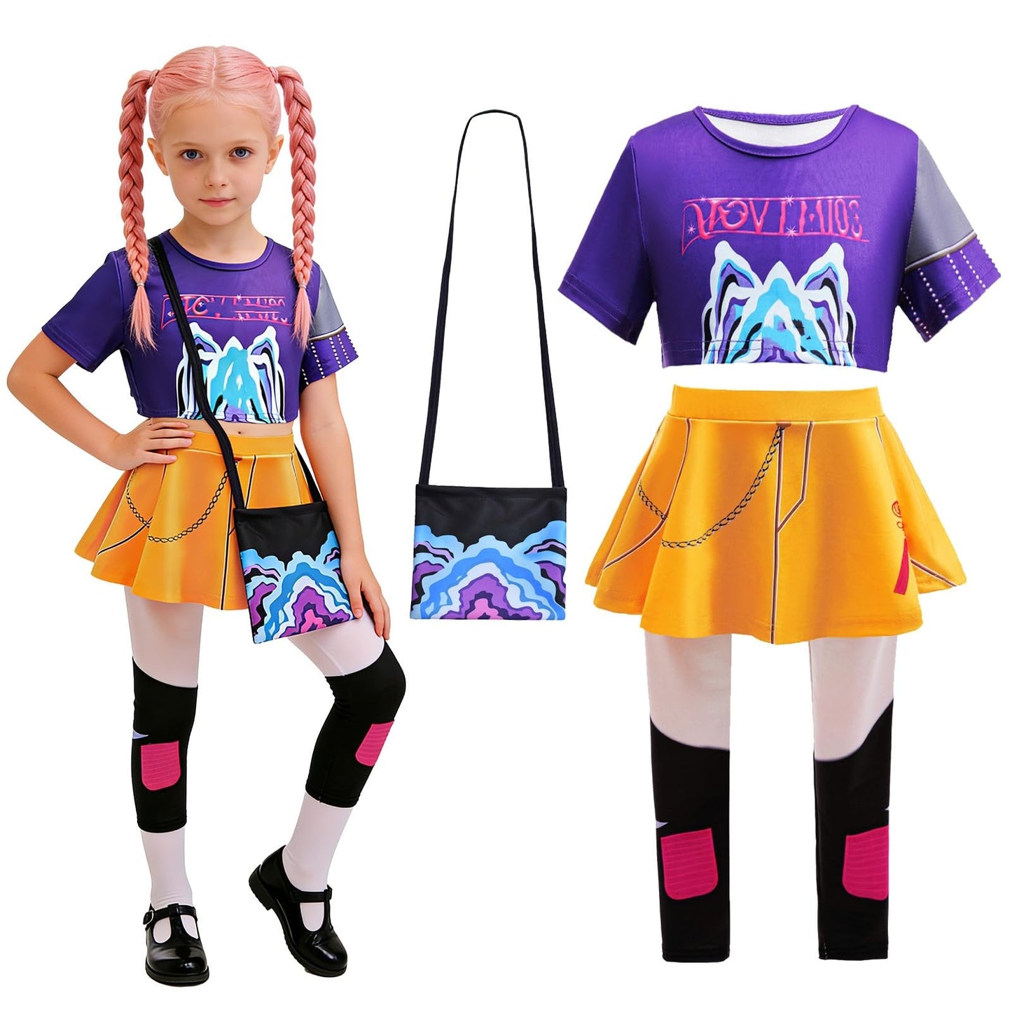 Costume for Girls Kids Outfit- K Pop Costume Anime Movie Pop Singer