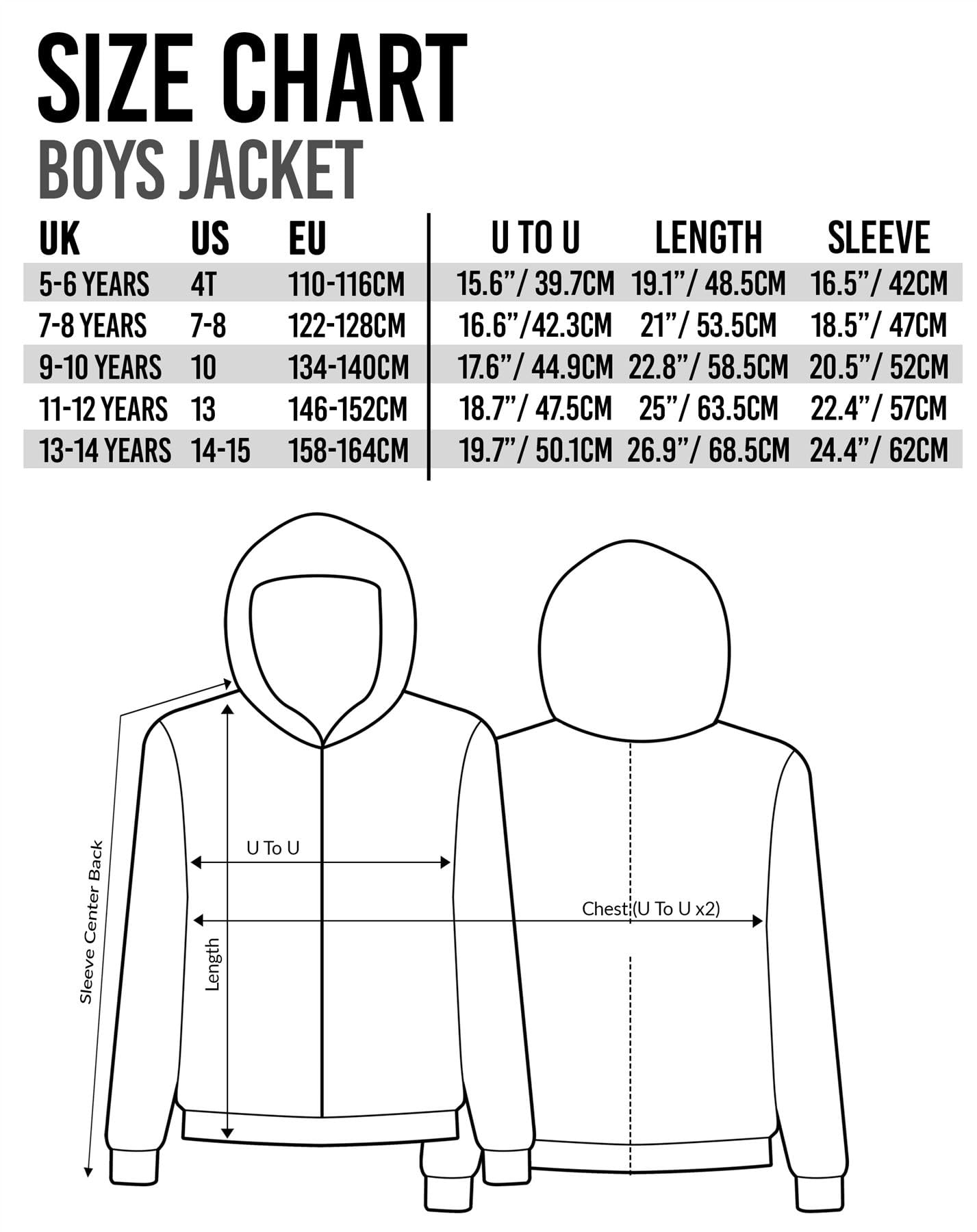 Boys Jacket - Creeper Waterproof Hoodie Fleece Lined Raincoat (image 2)
