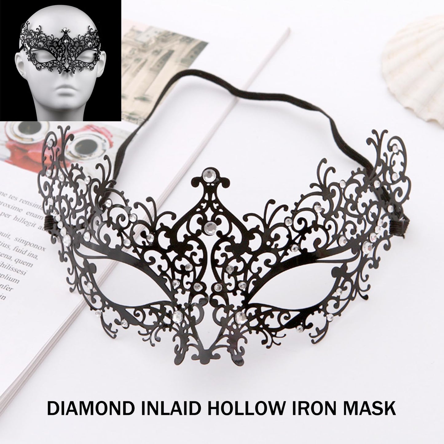 EDLMKM 2 Pcs Couple Masquerade Masks Venetian Party Mask Halloween Costume Carnival Mask for Couples Women and Men, Mardi Gras Decorations Venetian Maskss, Masquerade Ball Masks for Party, Carnival