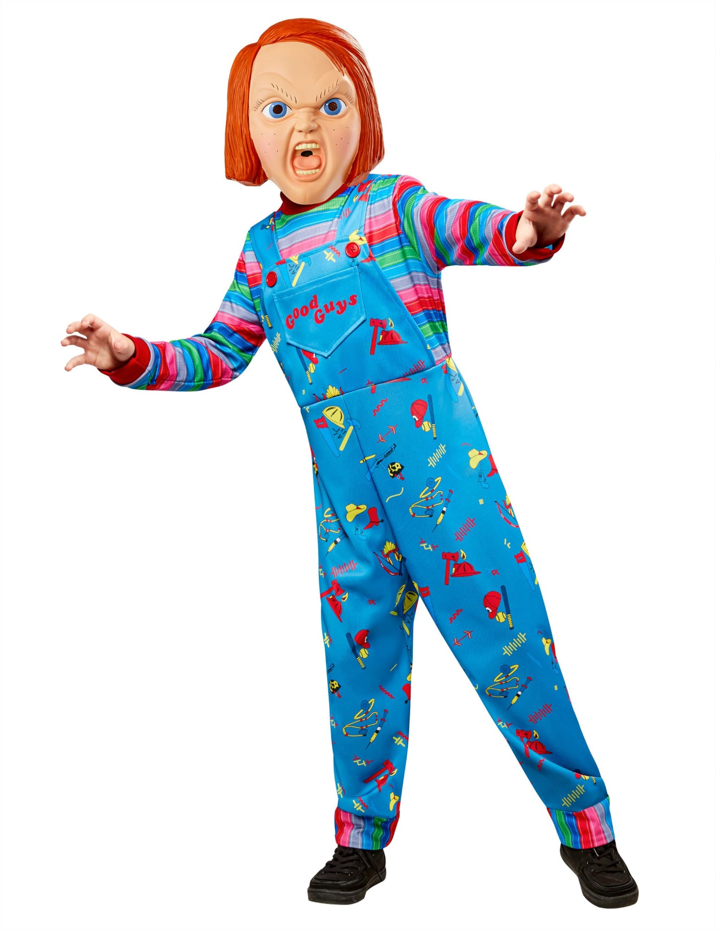 Rubies Official Chucky Child Costume, Kids Fancy Dress, Size Age 11-13 Years Halloween