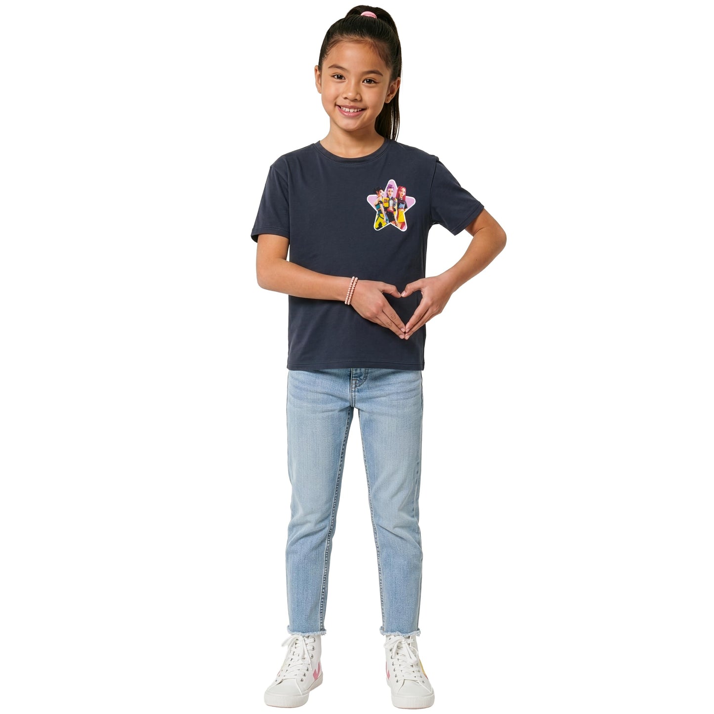 Tshirt - Huntrix Short Sleeve Girls' T-Shirts - Boxy Girls Top
