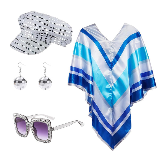 70s outfits for women Halloween costume set fancy dress