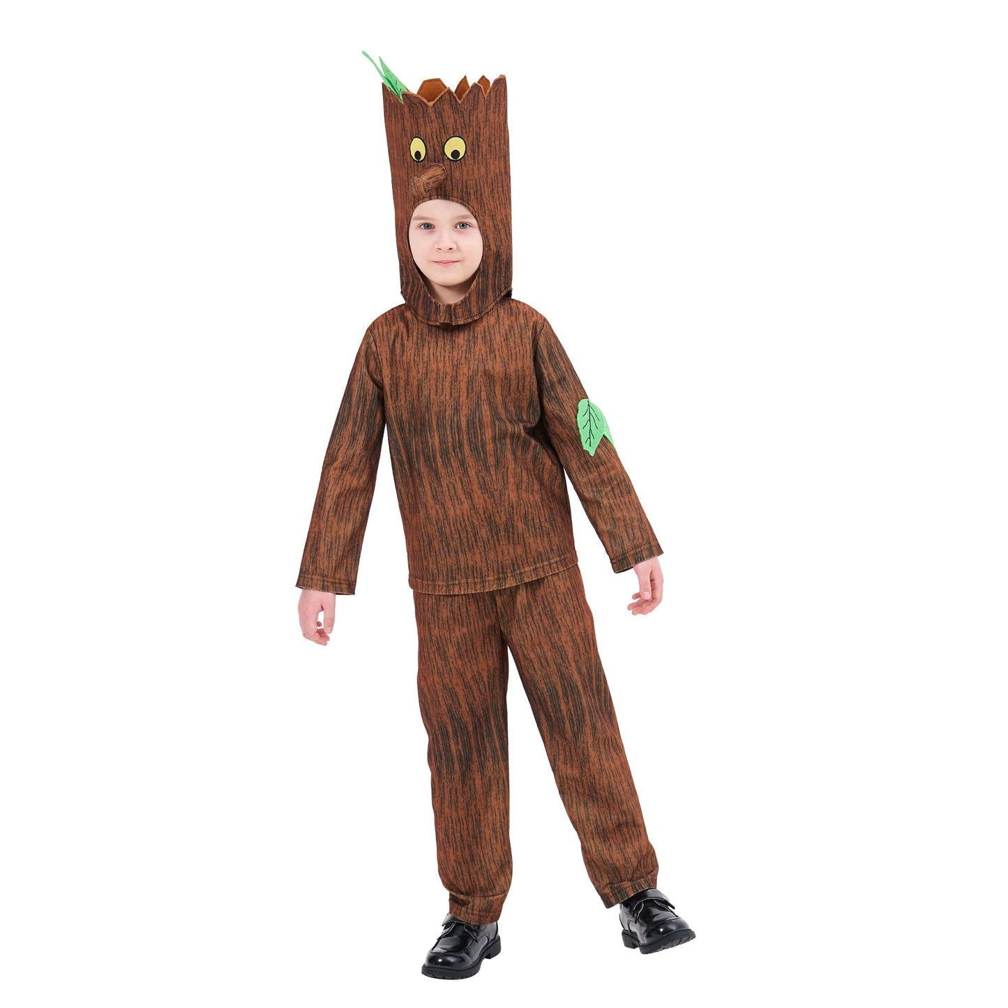 CosExpress World Book Day Costume for Girls Boys - Stick Tree Fancy Dress for Kids Book Character - Book Week 7-8Y
