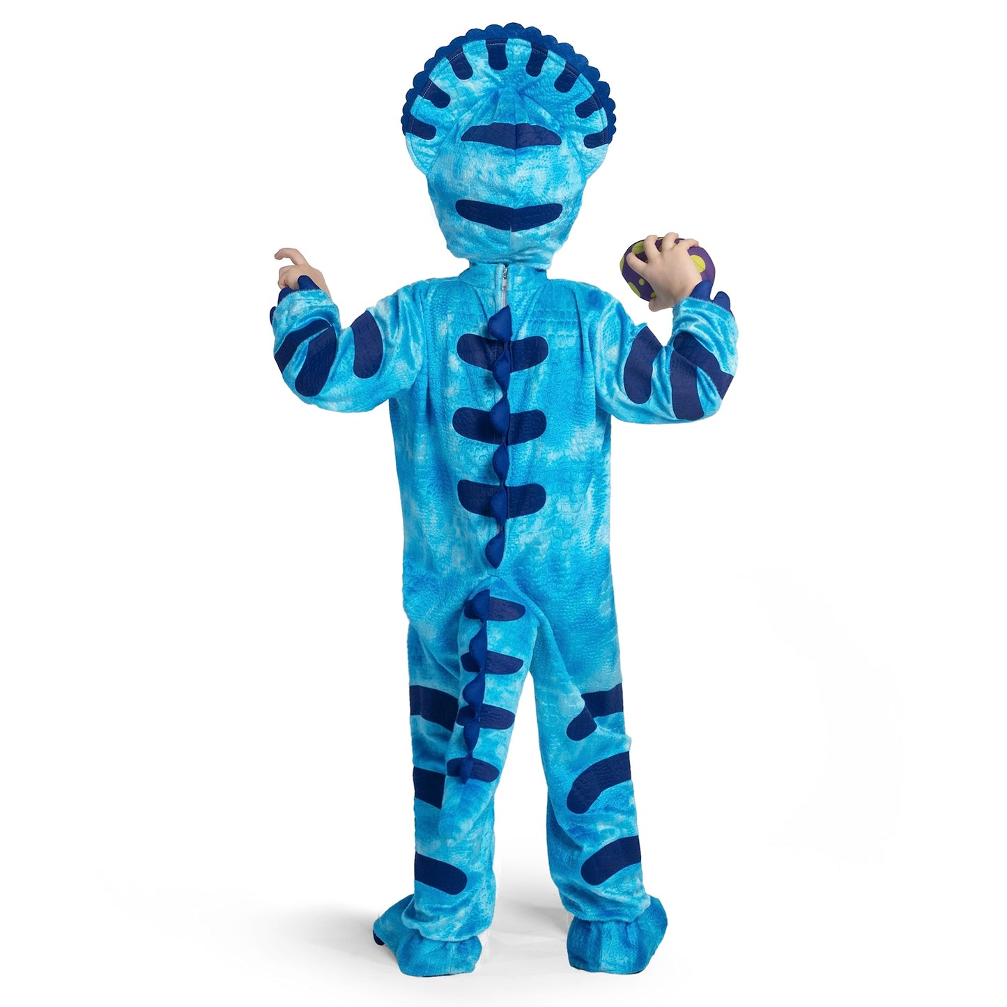 Spooktacular Creations Green Triceratops Dinosaur Costume For Kids Dress Up Party,Halloween Trick-or-Treating and Dinosaur Themed Party (Toddler (3-4 yrs))