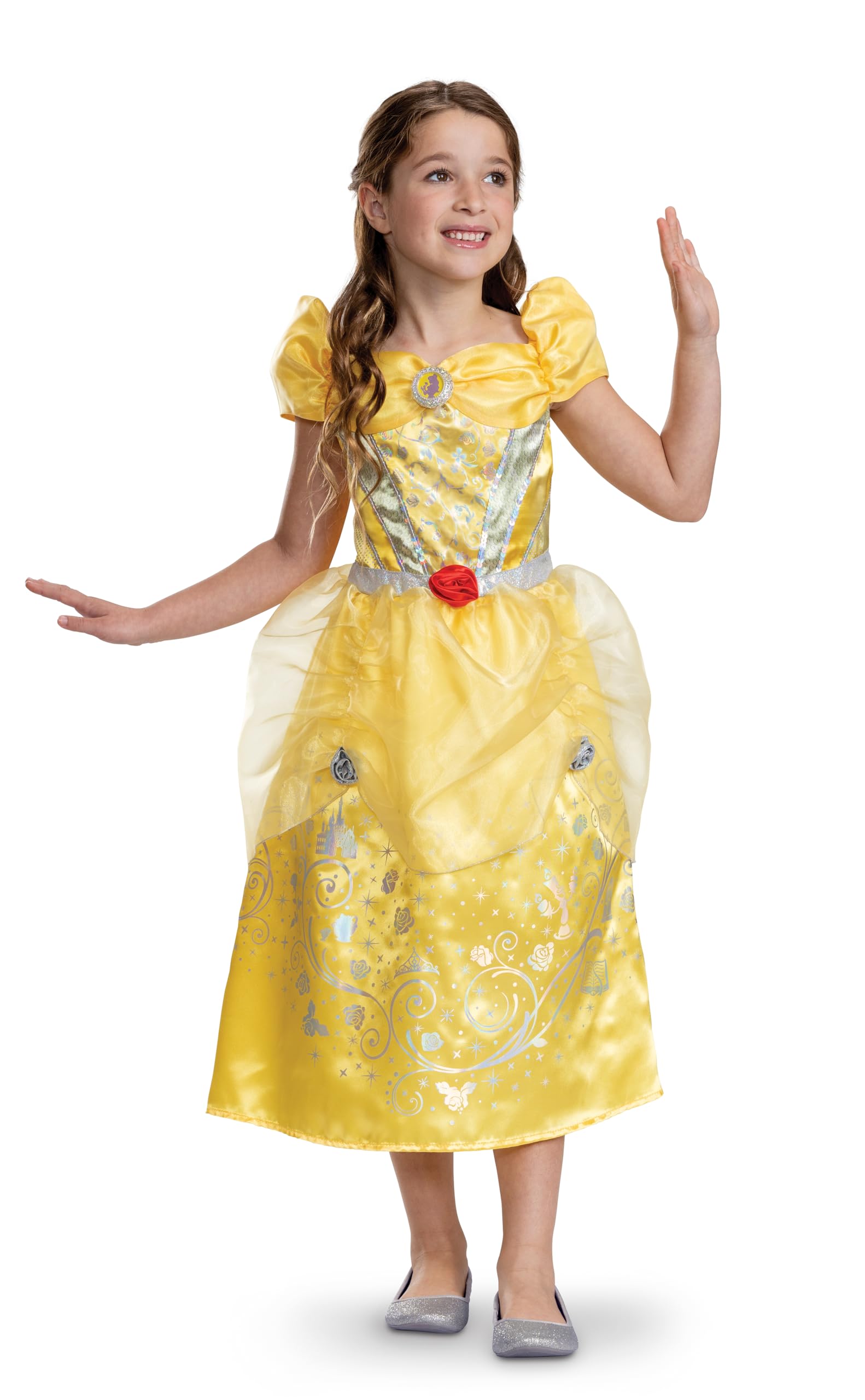Disney Princess 100th Anniversary Belle Fancy Dress for Kids